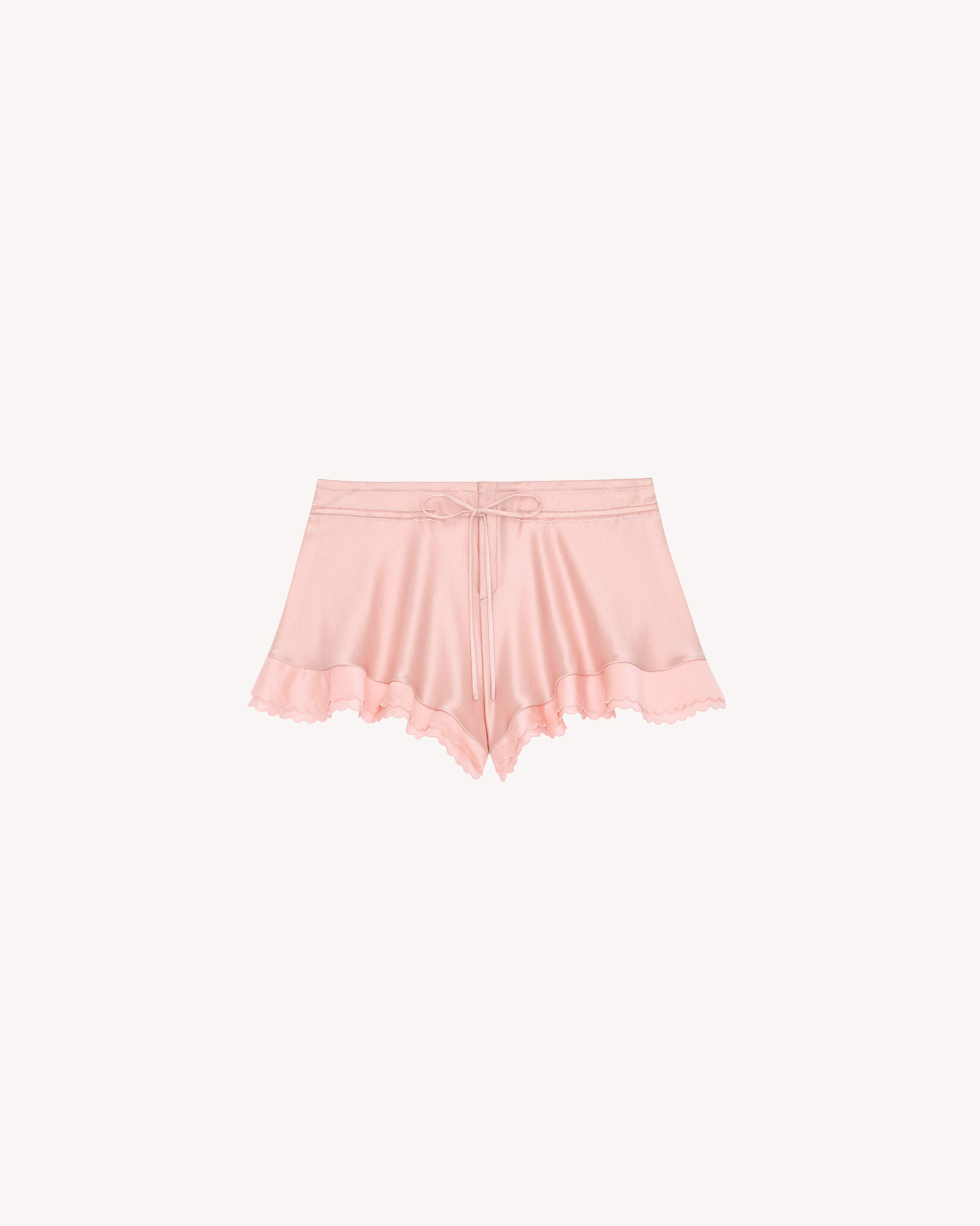 lingerie shorts in silk satin