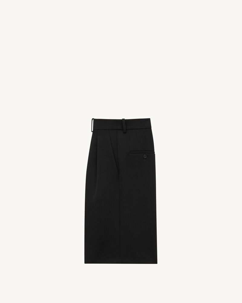 bermuda shorts in grain de poudre