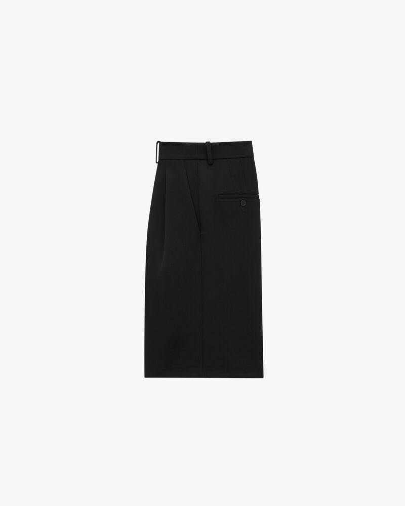 bermuda shorts in grain de poudre