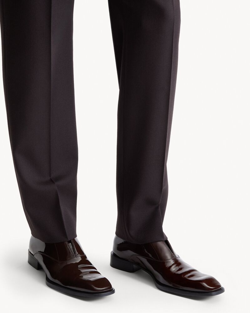 MILTON slip-on oxfords in patent leather