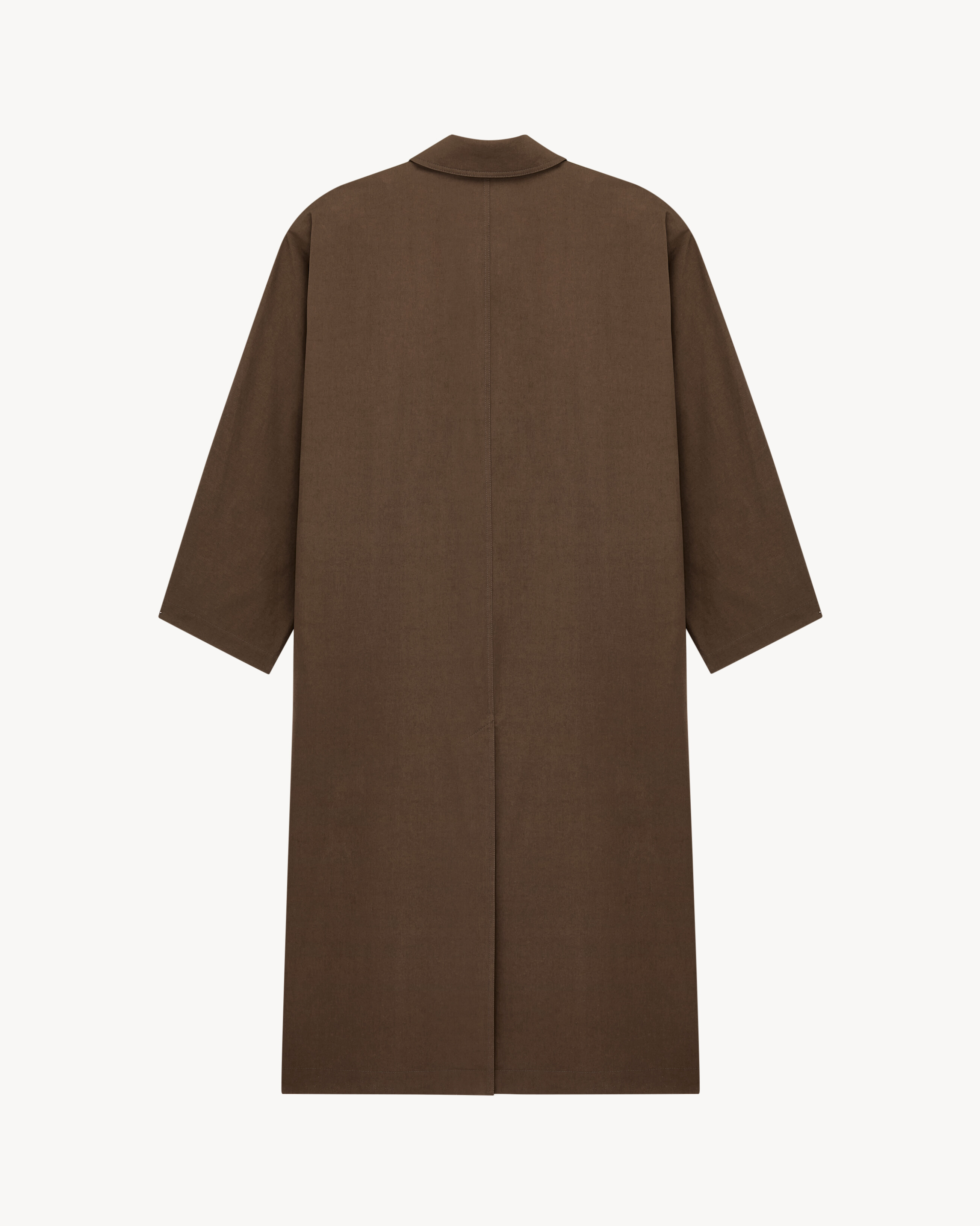 trench coat in water-repellent cotton