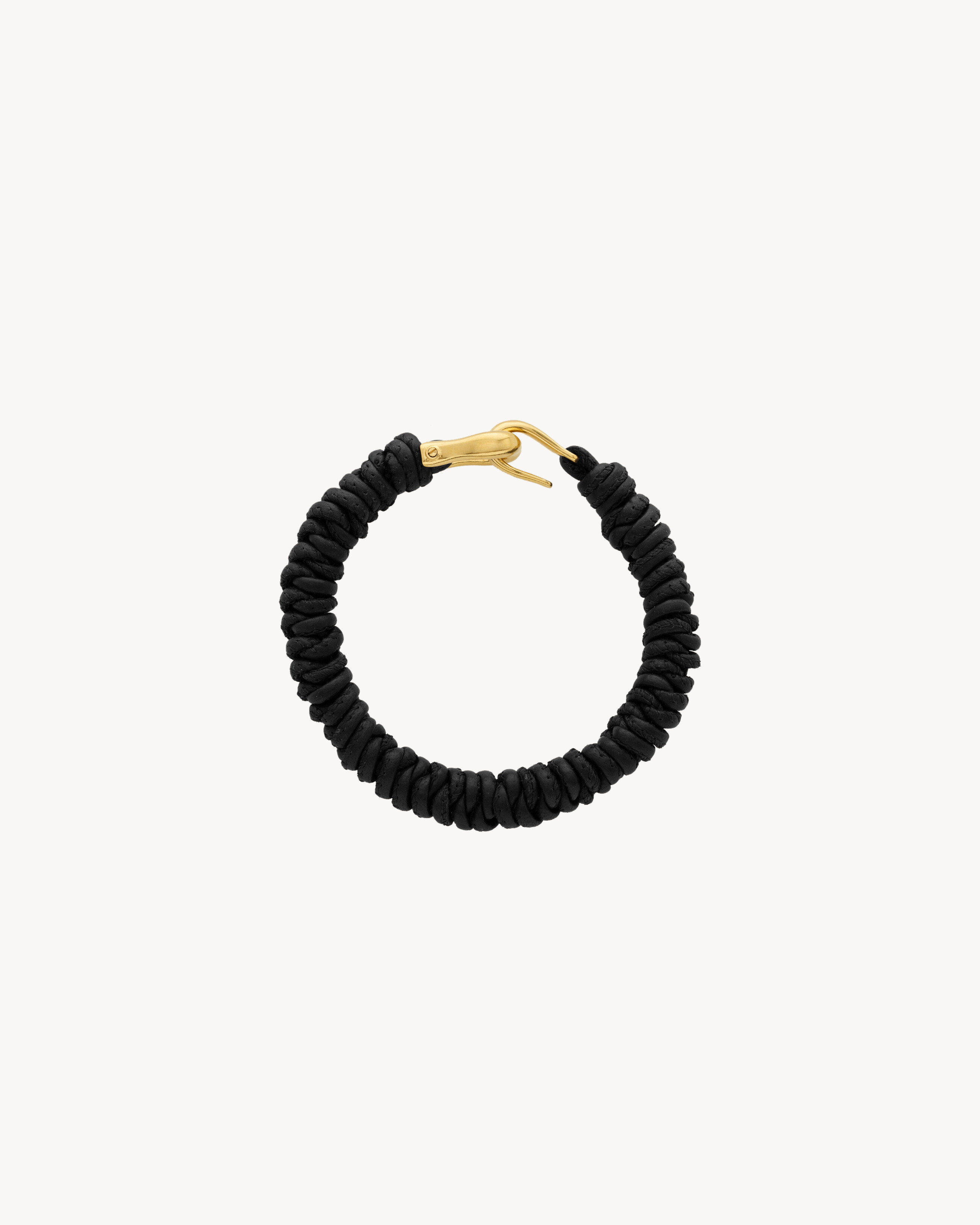 BRAIDED BRACELET IN LEATHER