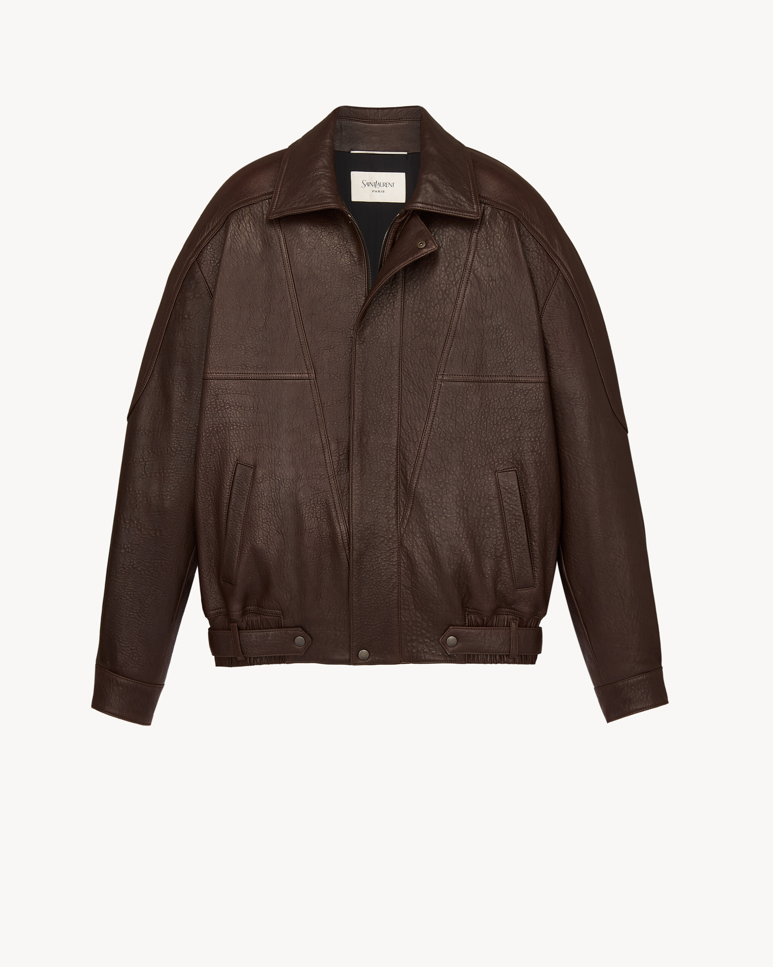 jacket in bubbled lambskin