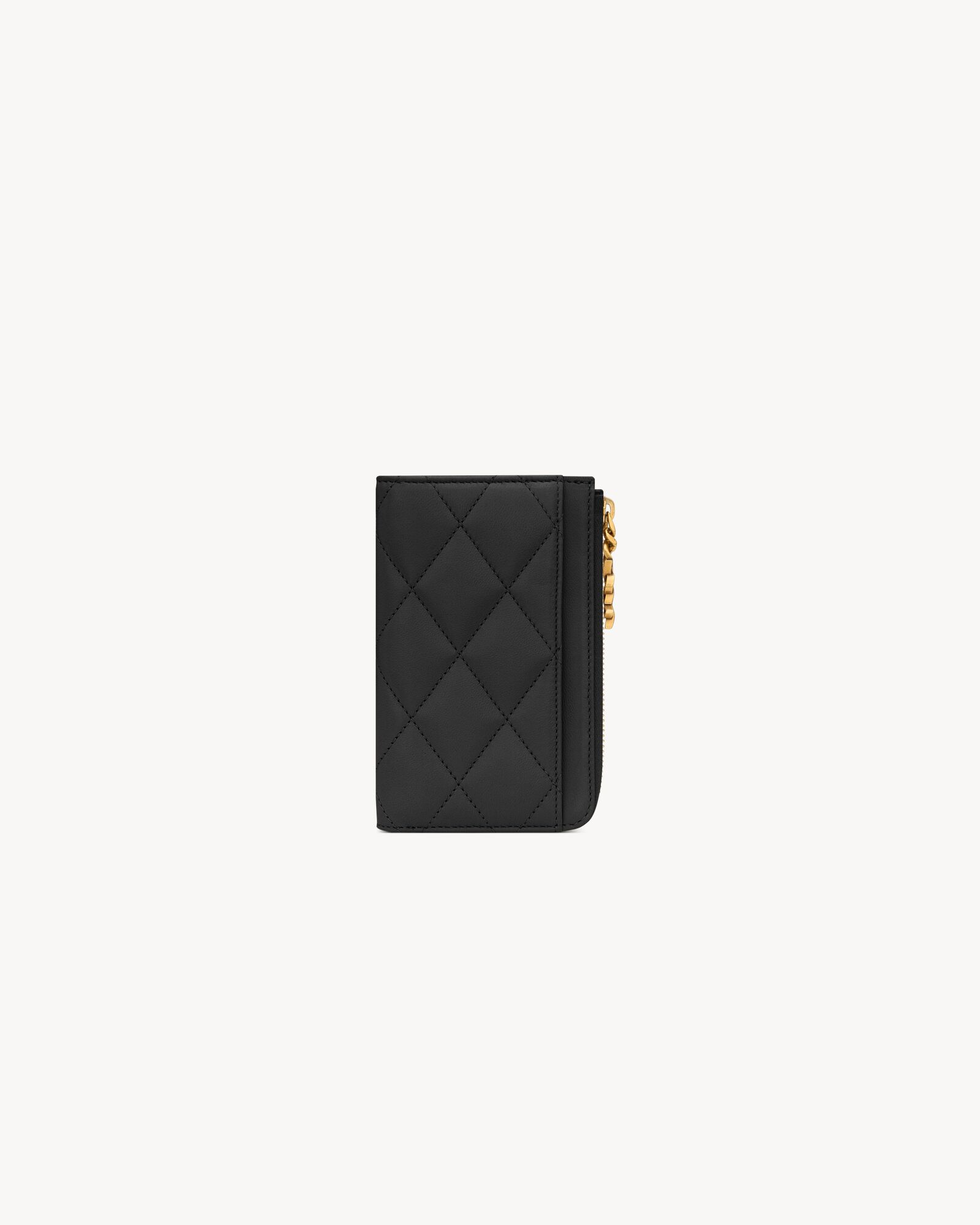 CASSANDRE BIJOU zip card case in lambskin — 862430AAANG1000