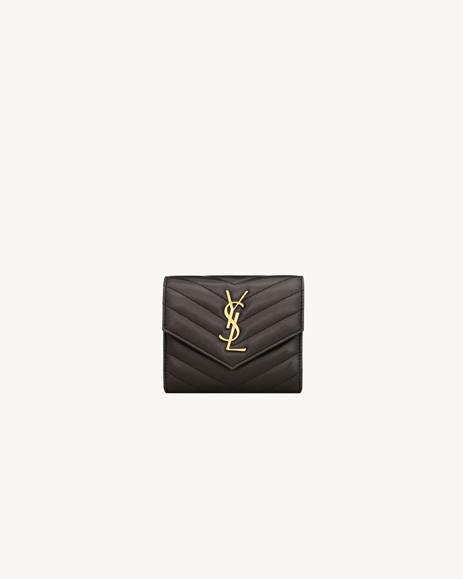 CASSANDRE compact tri fold wallet in lambskin — 403943AAA441997