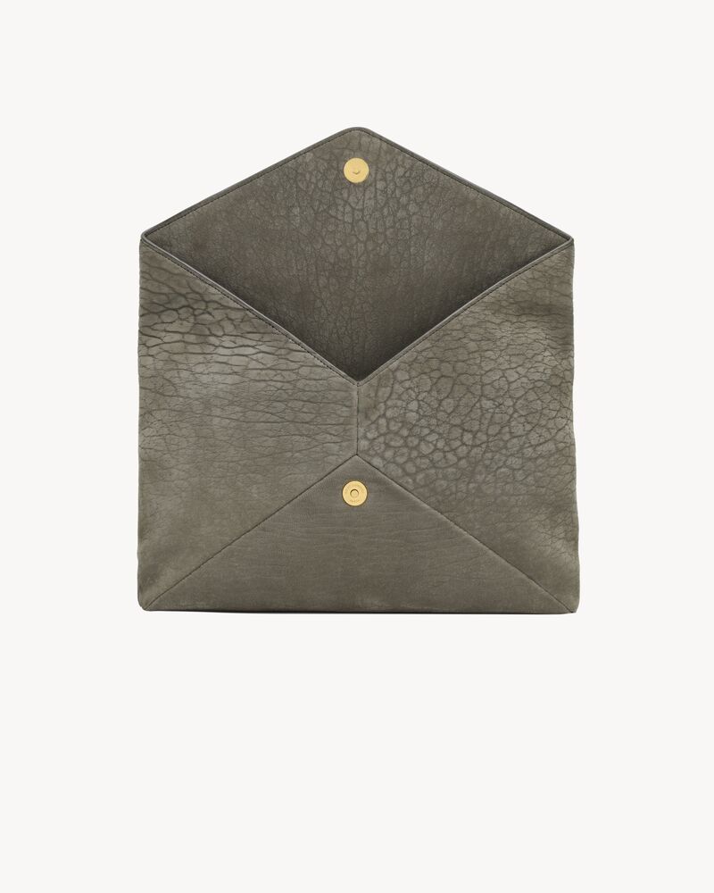 CASSANDRE large envelope pouch in nubuck