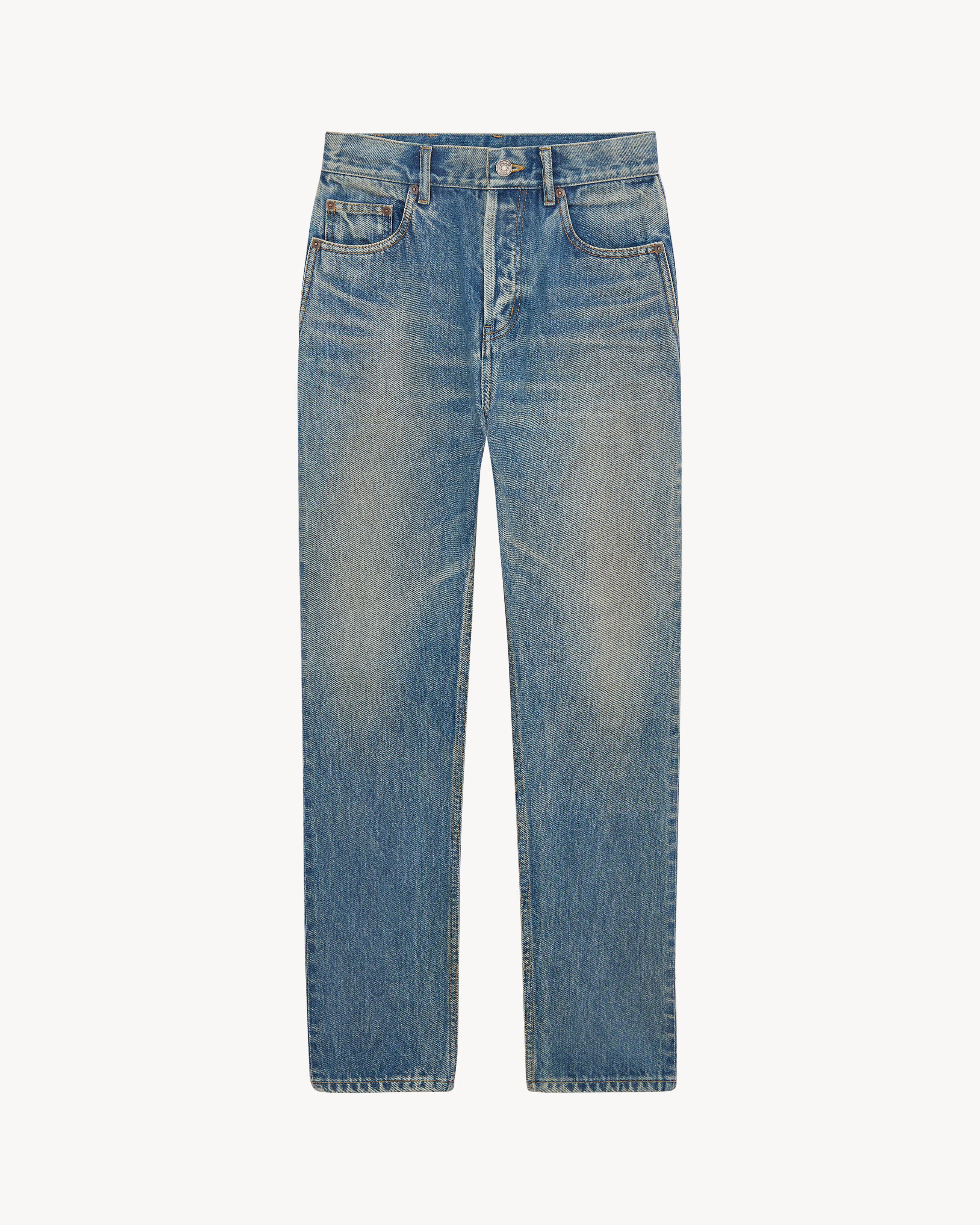 90'S high-rise cropped slim jeans