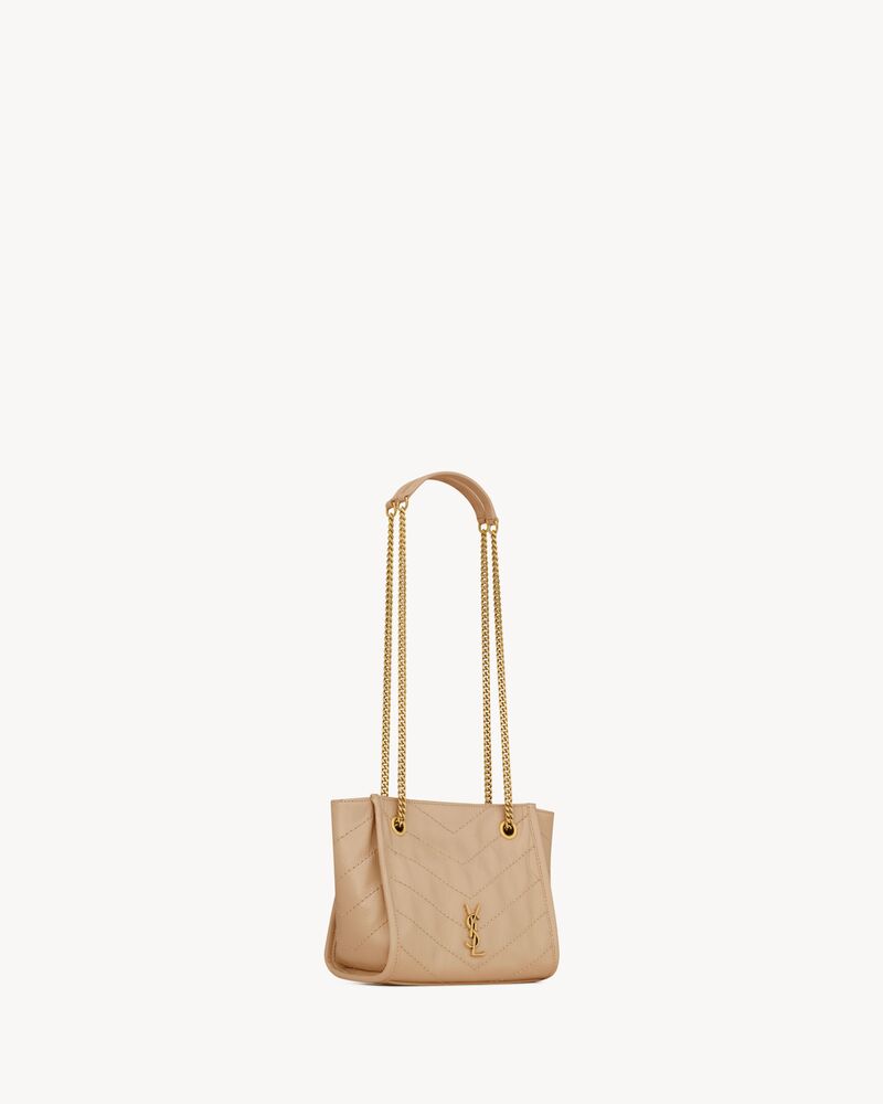NIKI mini shopping in vintage leather