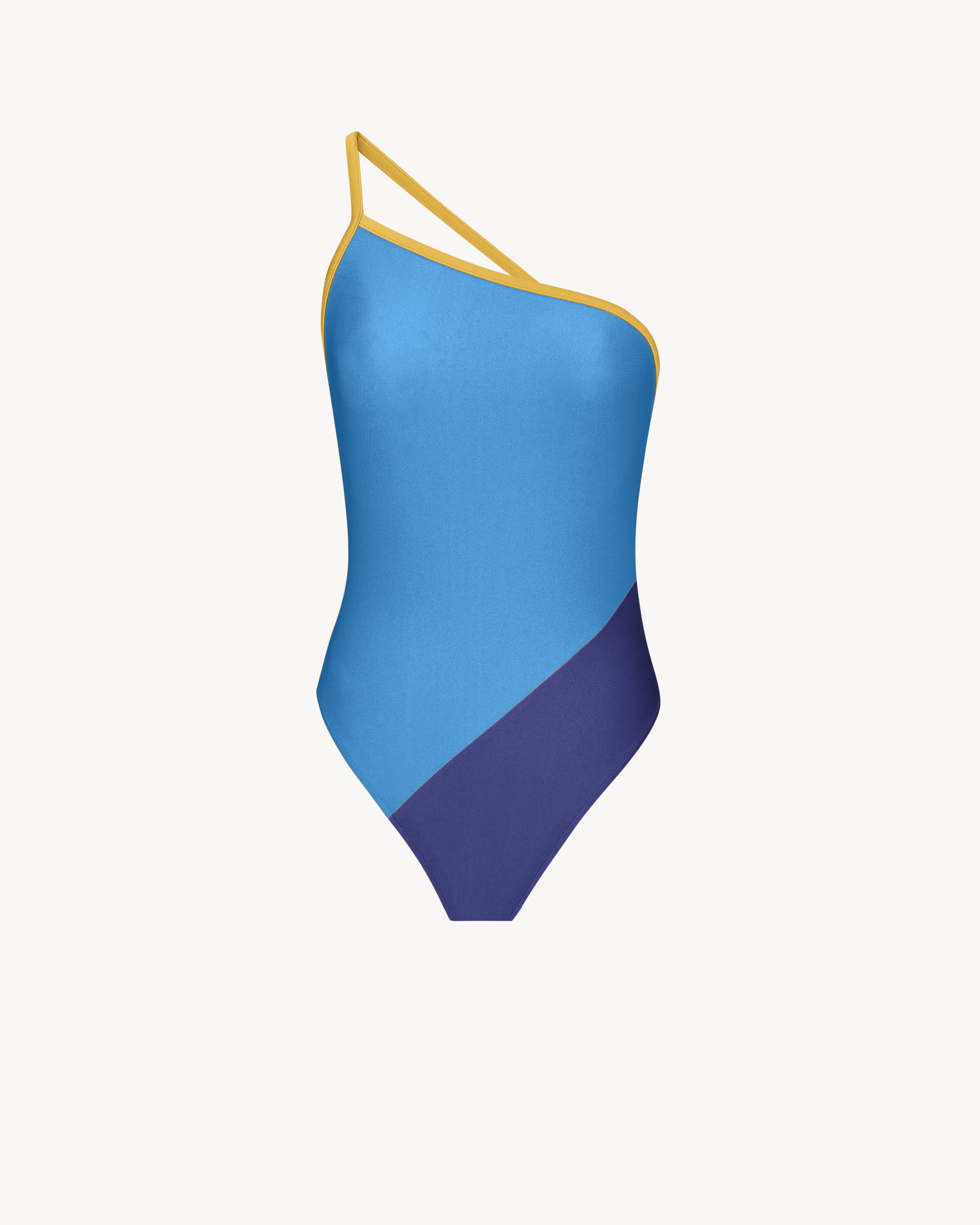 one-shoulder swimsuit