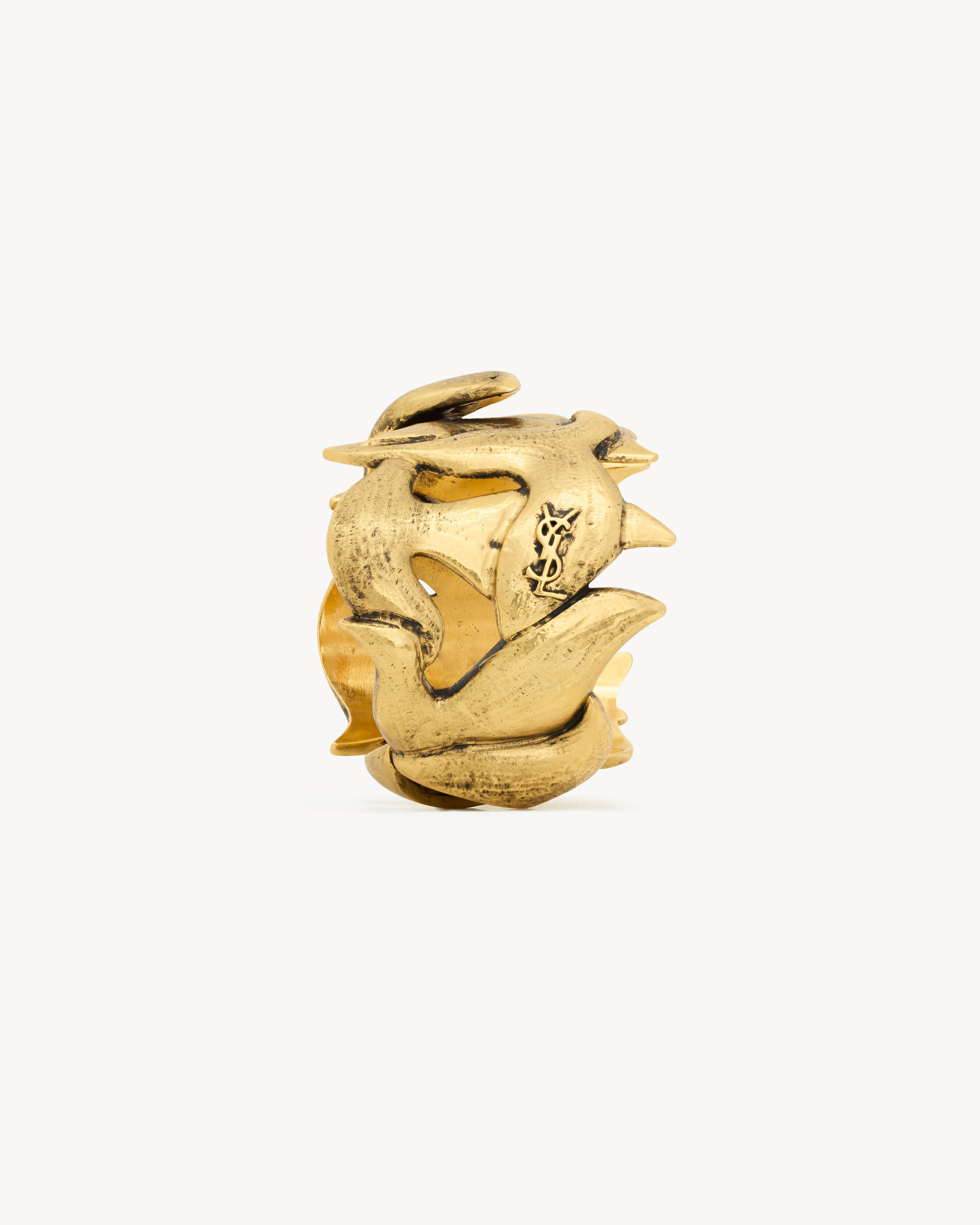 dove cuff in brass