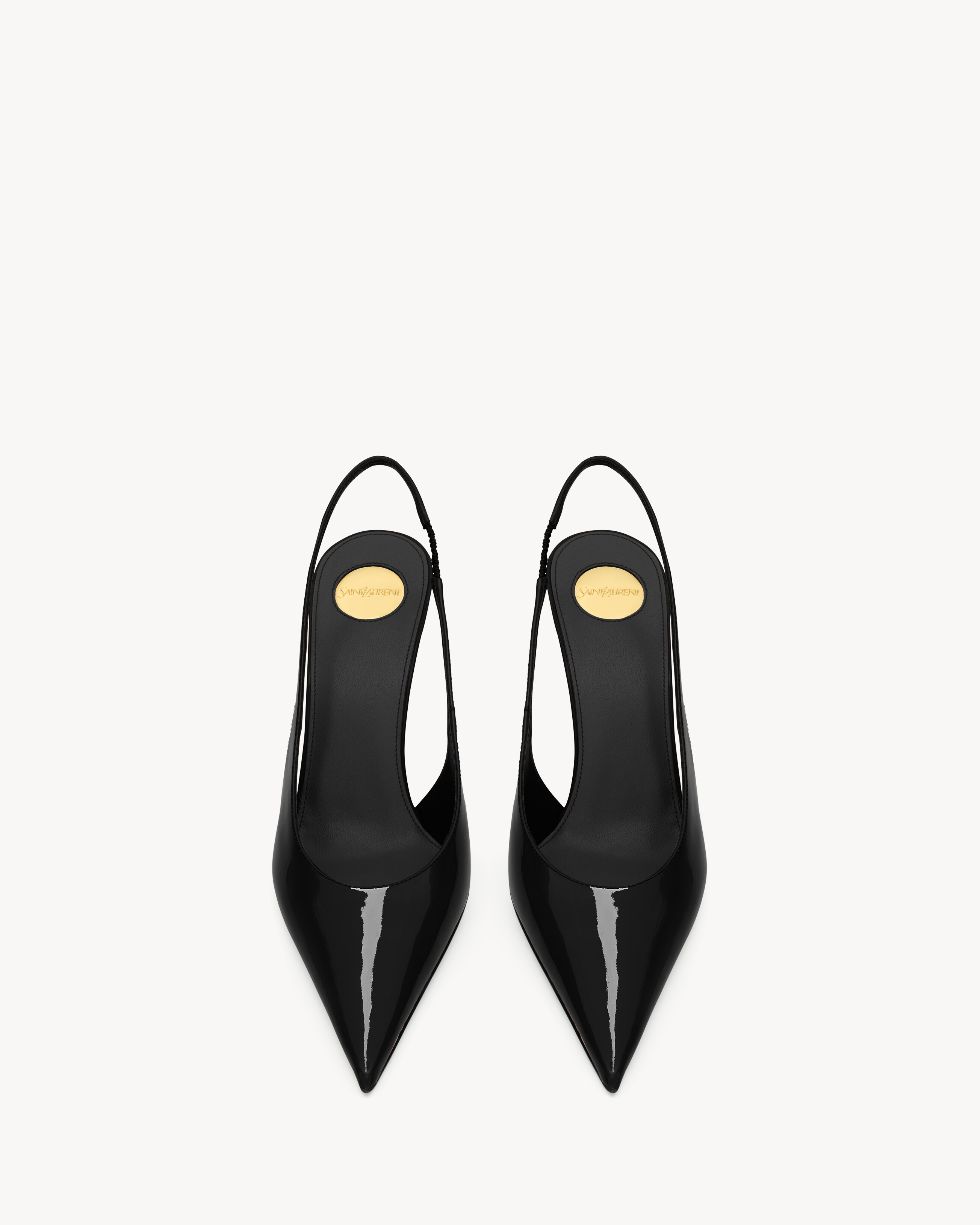 GUERMANTES slingback pumps in patent leather