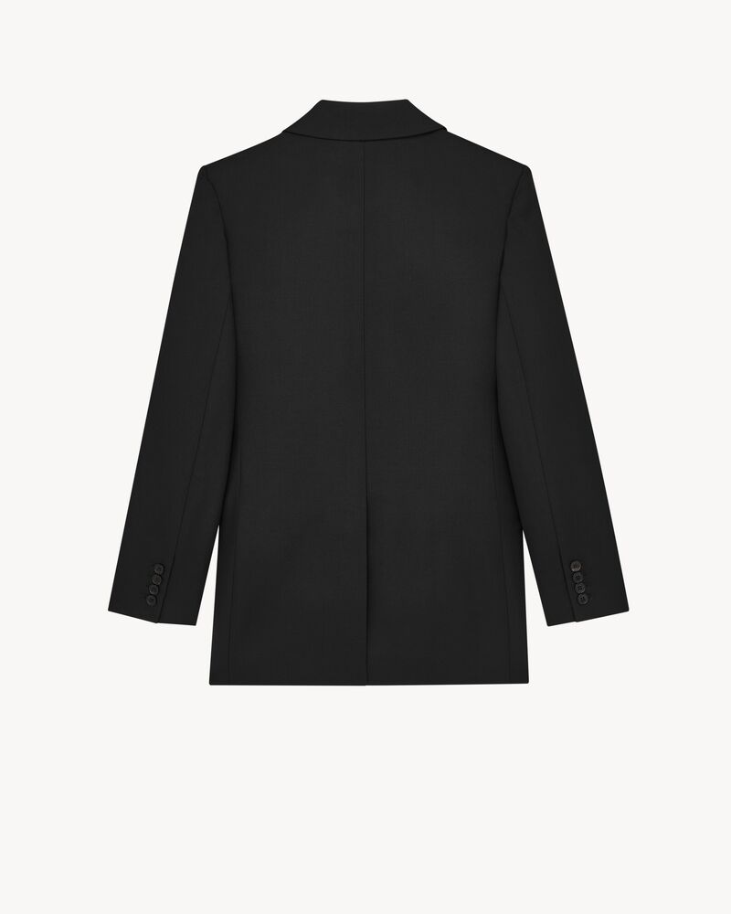 double-breasted jacket in wool