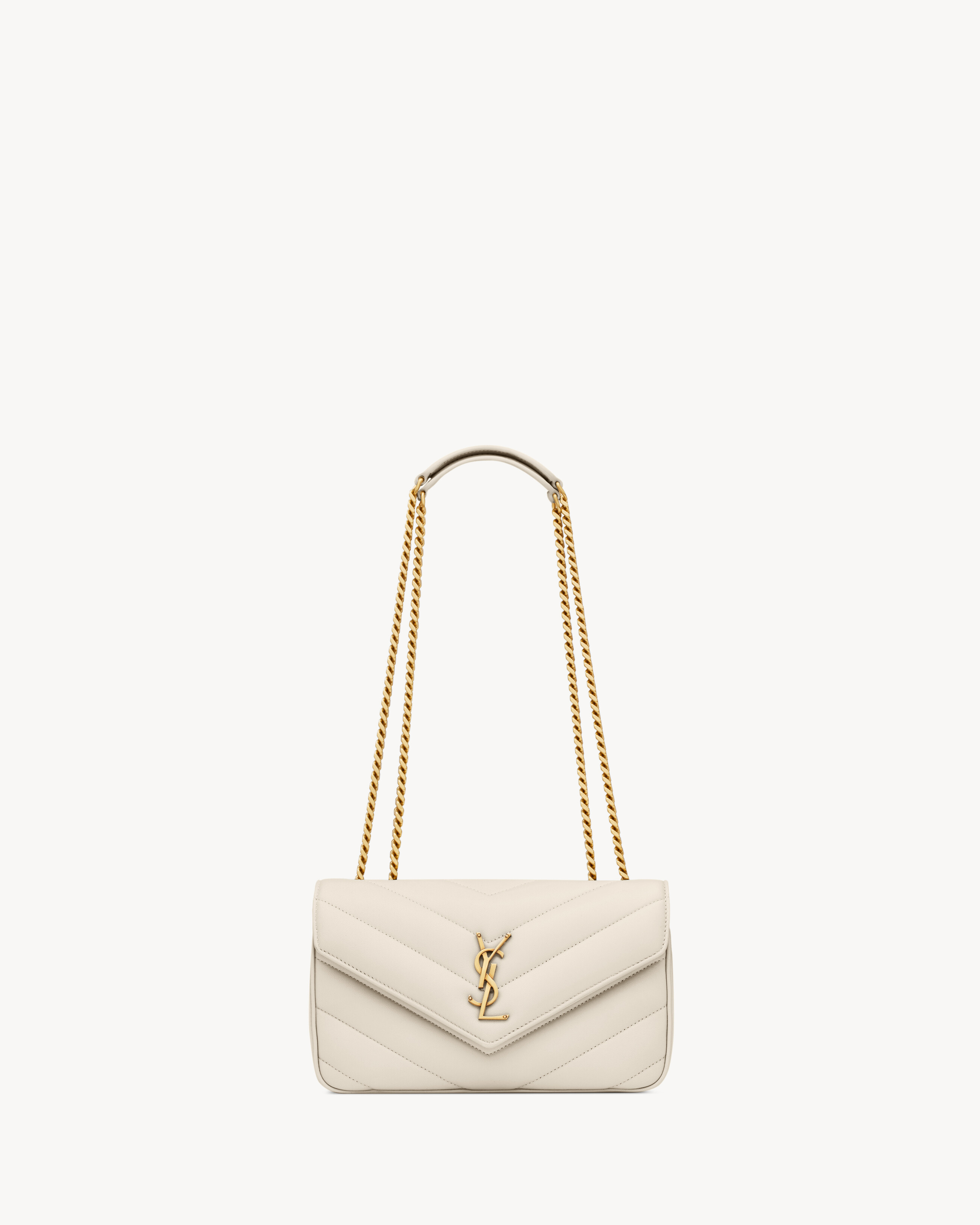 LOULOU small in MATELASSÉ lambskin