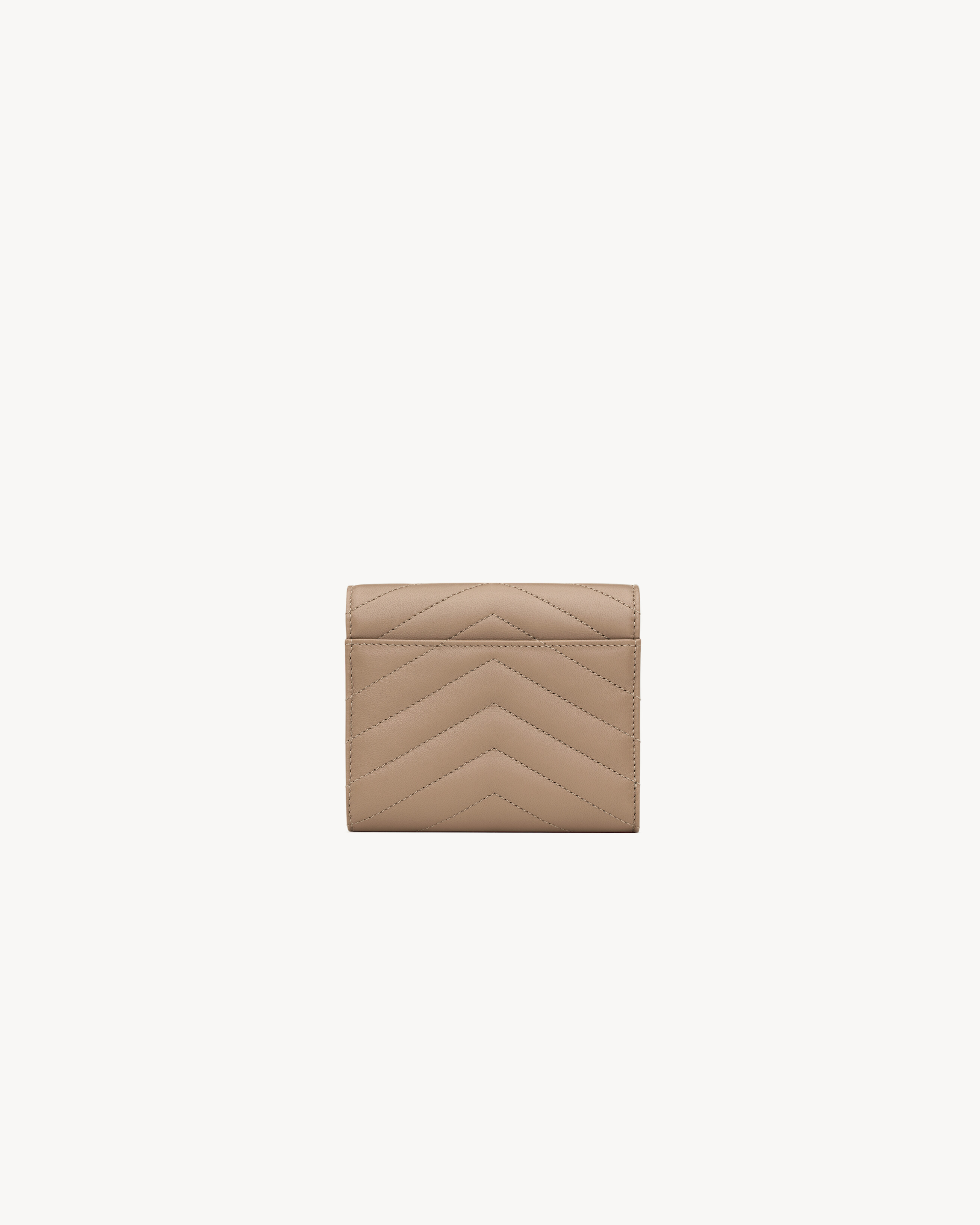 CASSANDRE MATELASSÉ compact tri-fold wallet in LAMBSKIN