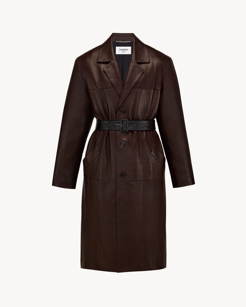 car coat in lambskin