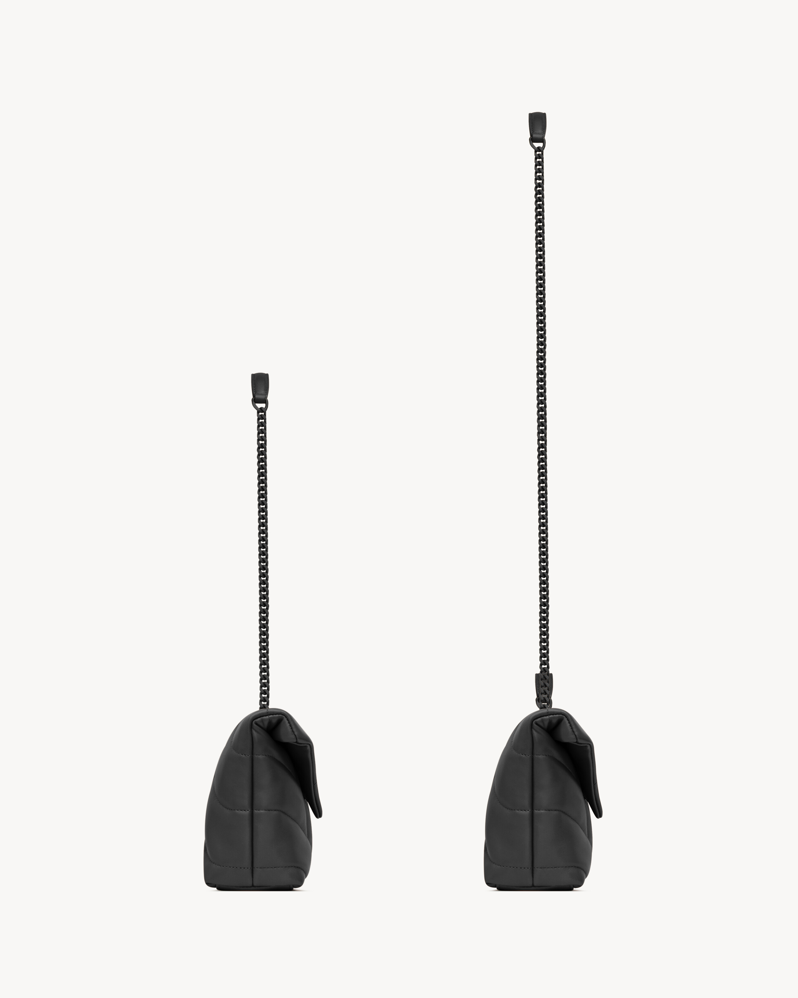 Puffer toy en cuir d'agneau