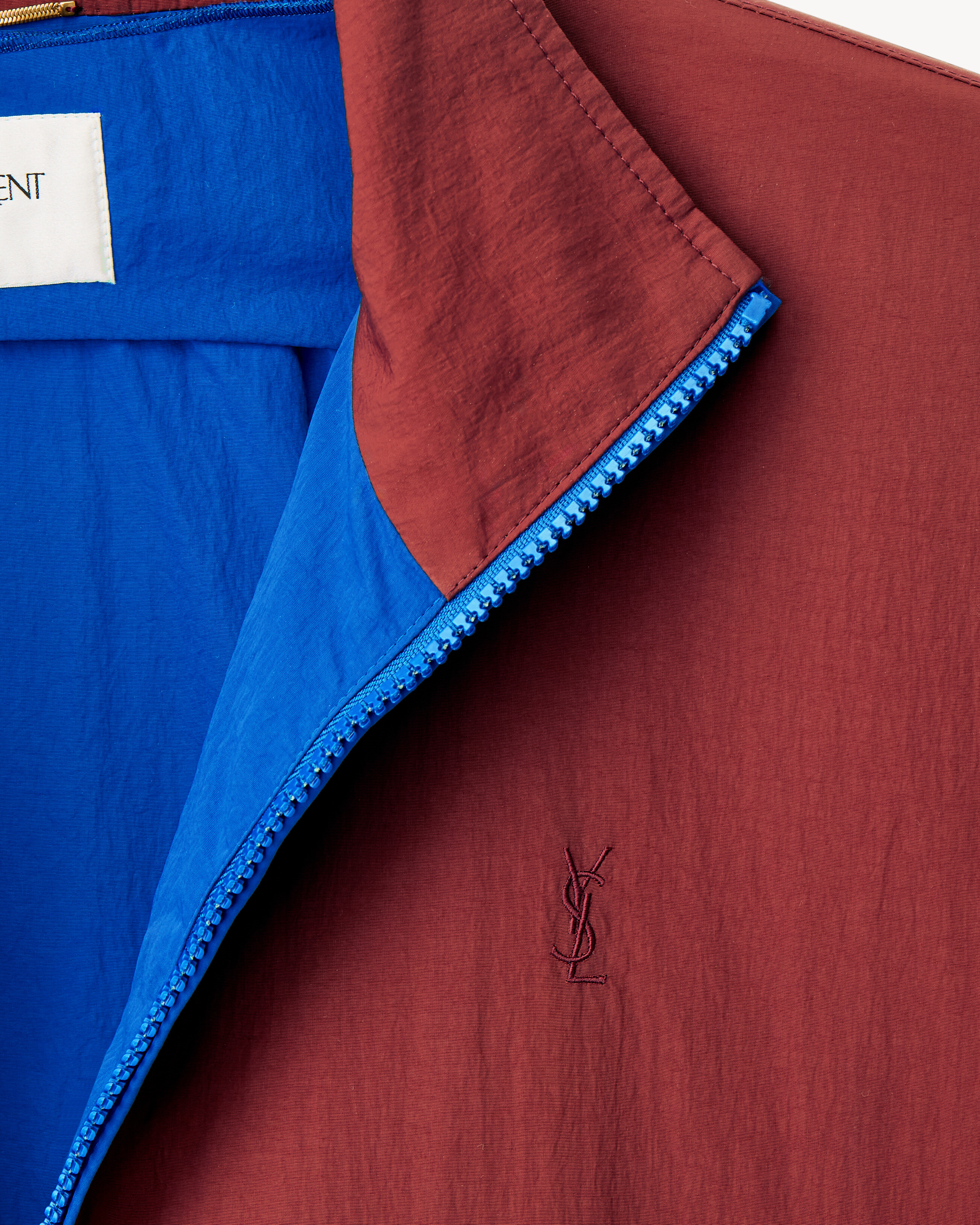 CASSANDRE cropped windbreaker in nylon faille