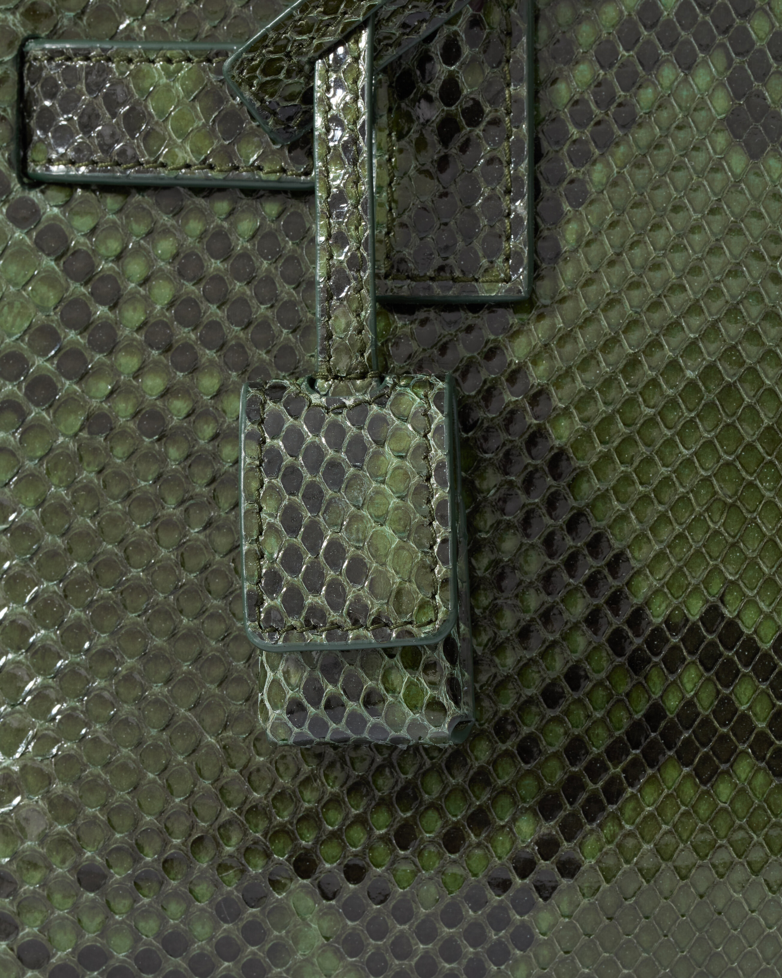 Python V7 Nano SAC DE JOUR IN PYTHON- NANO in Green | Saint Laurent | YSL EN-US