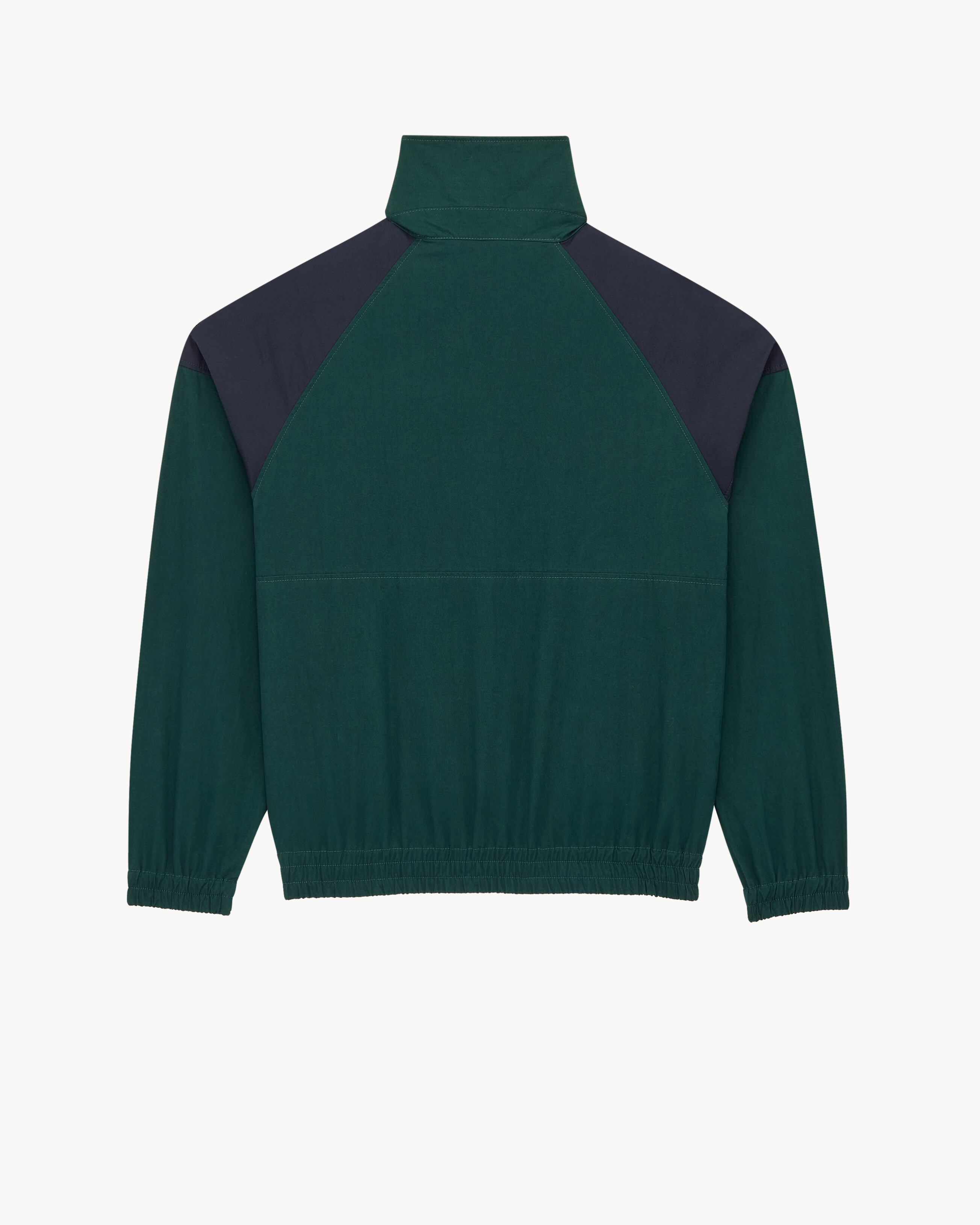 CASSANDRE half-zip jacket in cotton canvas