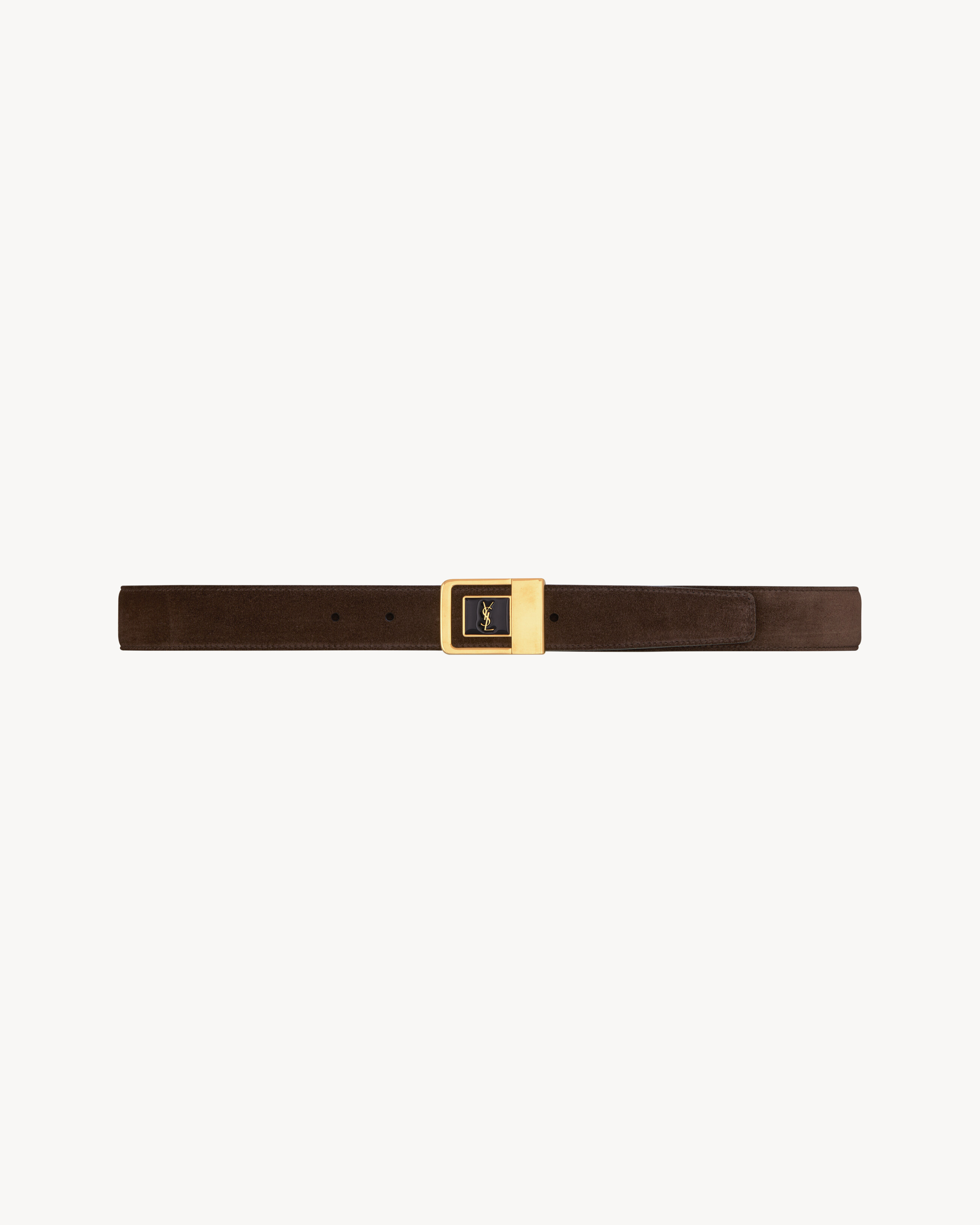 LA 66 buckle belt in suede