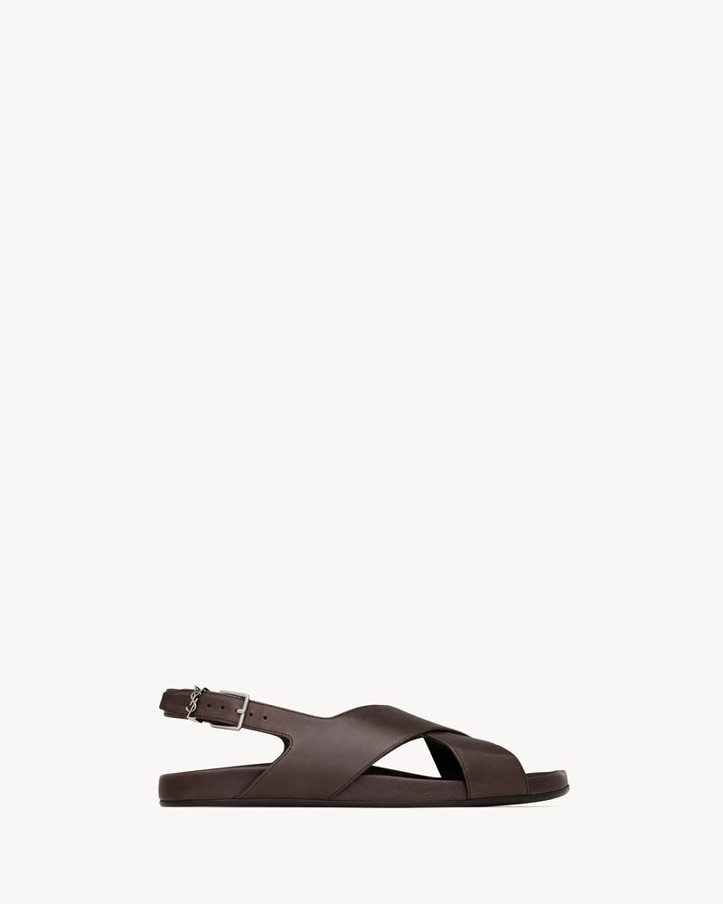 HELIOS sandals in grained leather