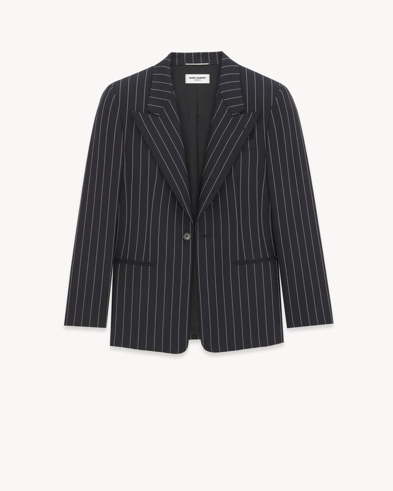 セルジュ・ゲンズブール ジャケット ブルー | Saint Laurent | YSL JA-JP