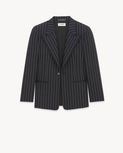 セルジュ・ゲンズブール ジャケット ブルー | Saint Laurent | YSL JA-JP