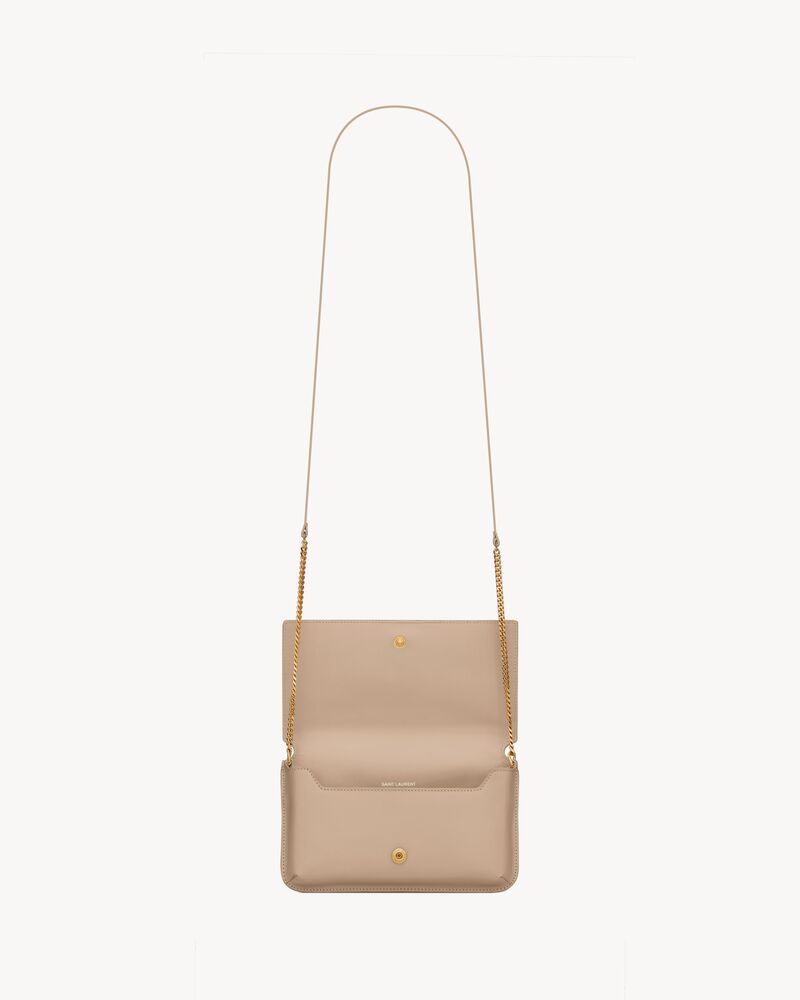 CASSANDRE phone holder in smooth leather