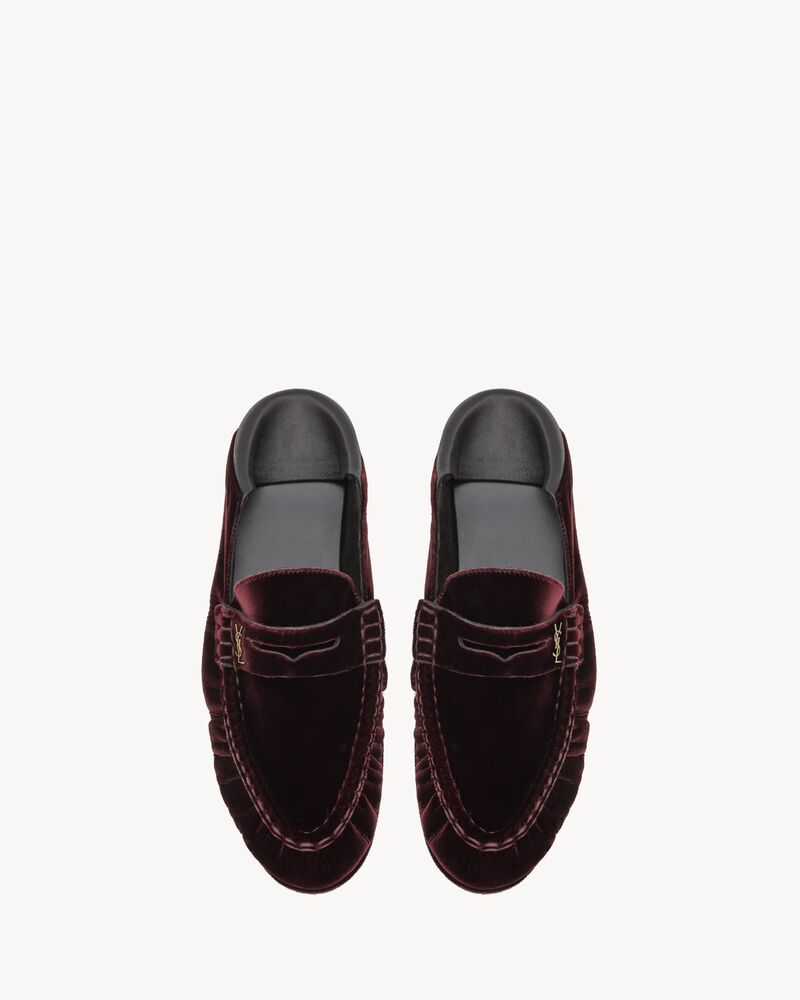 LE LOAFER可折叠丝绒乐福鞋