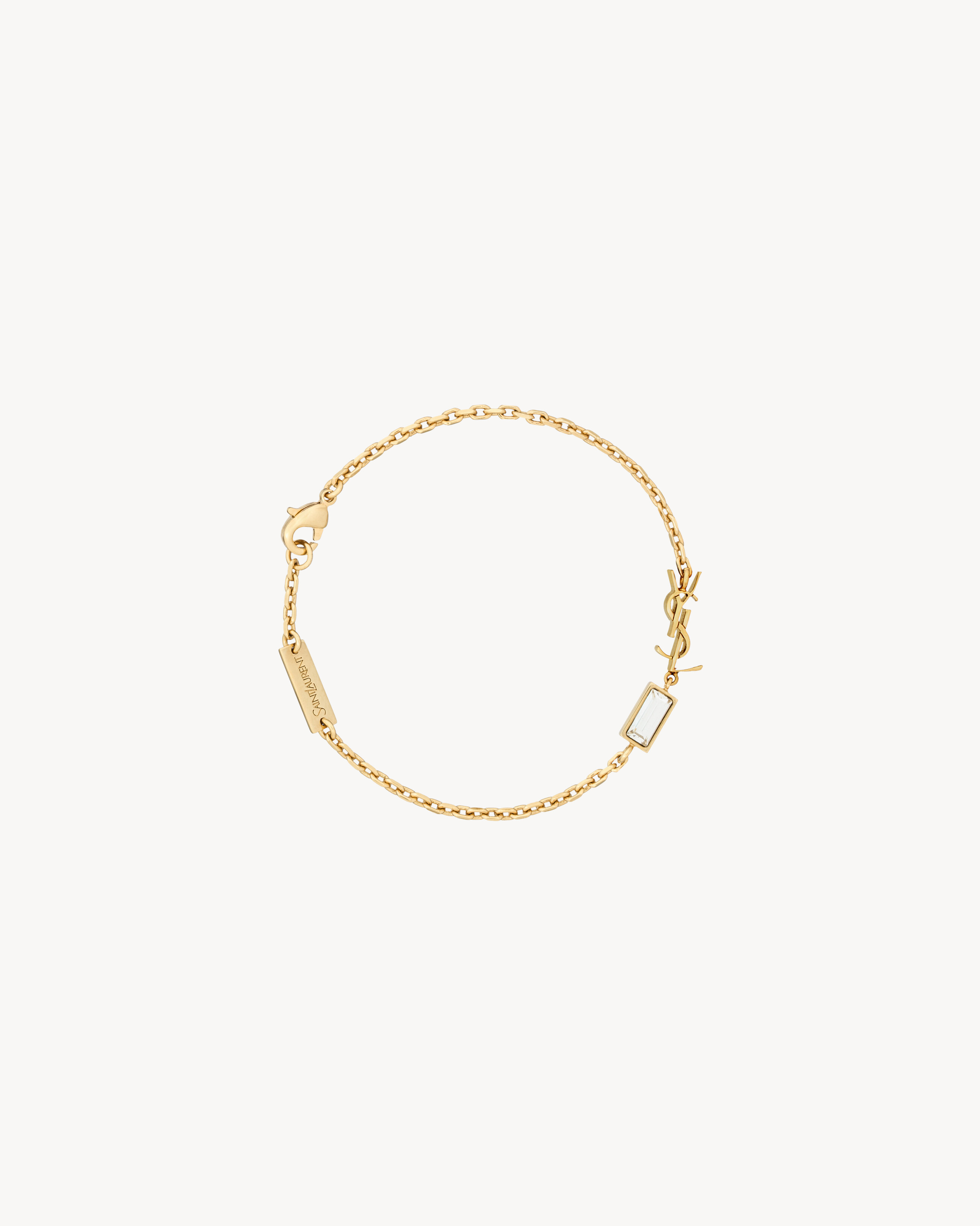 Pulsera Cassandre de metal y bisutería con charm