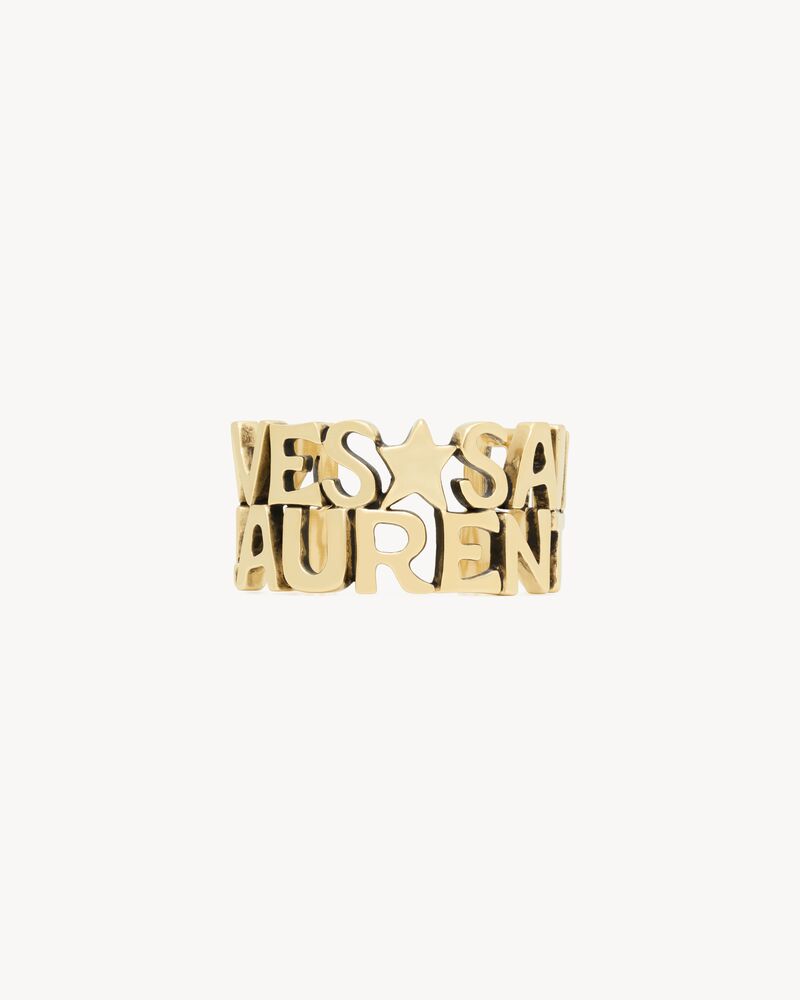 YVES SAINT LAURENT cuff in metal
