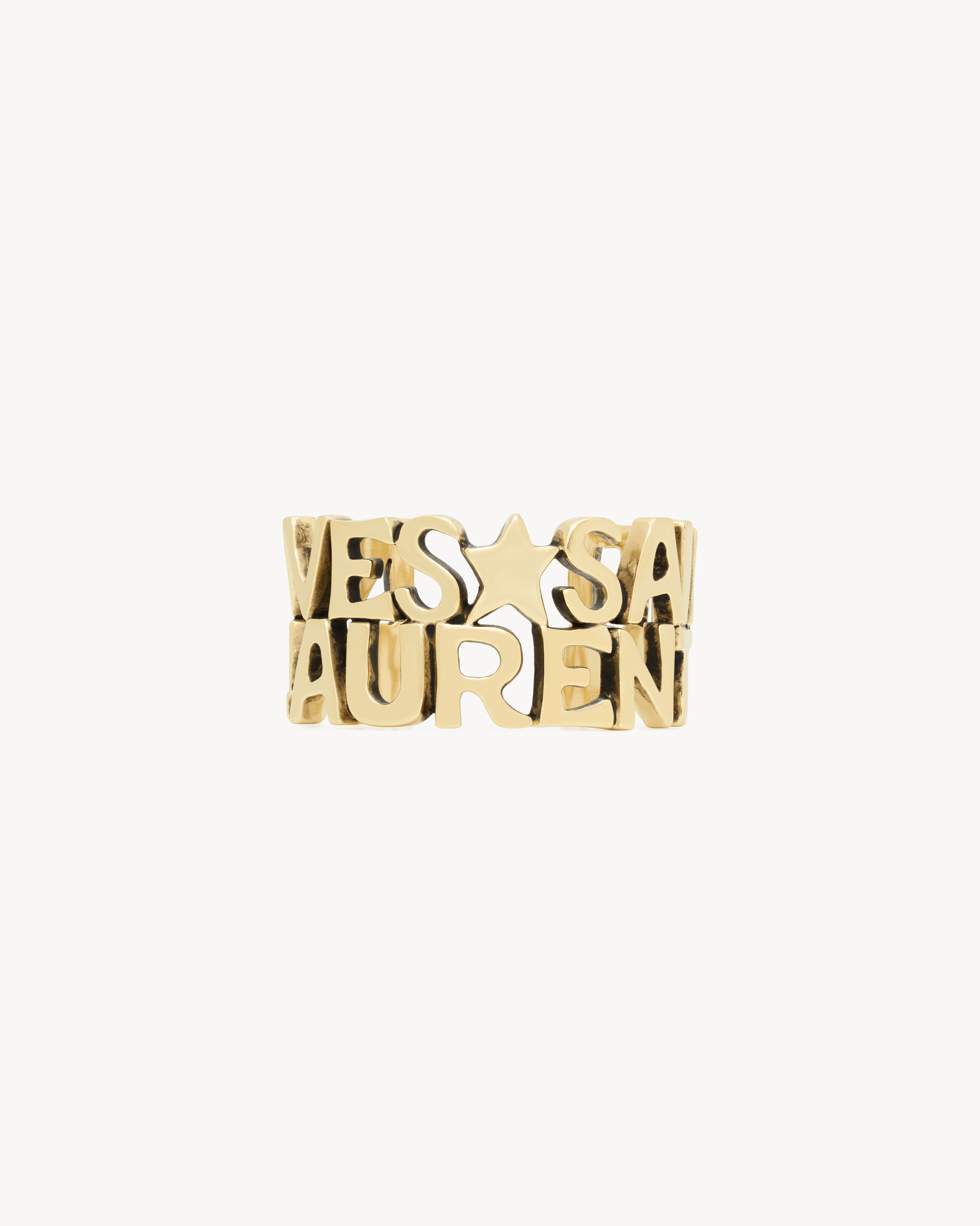 YVES SAINT LAURENT cuff in metal