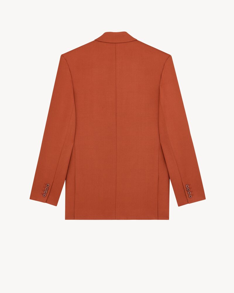 jacket in wool gabardine