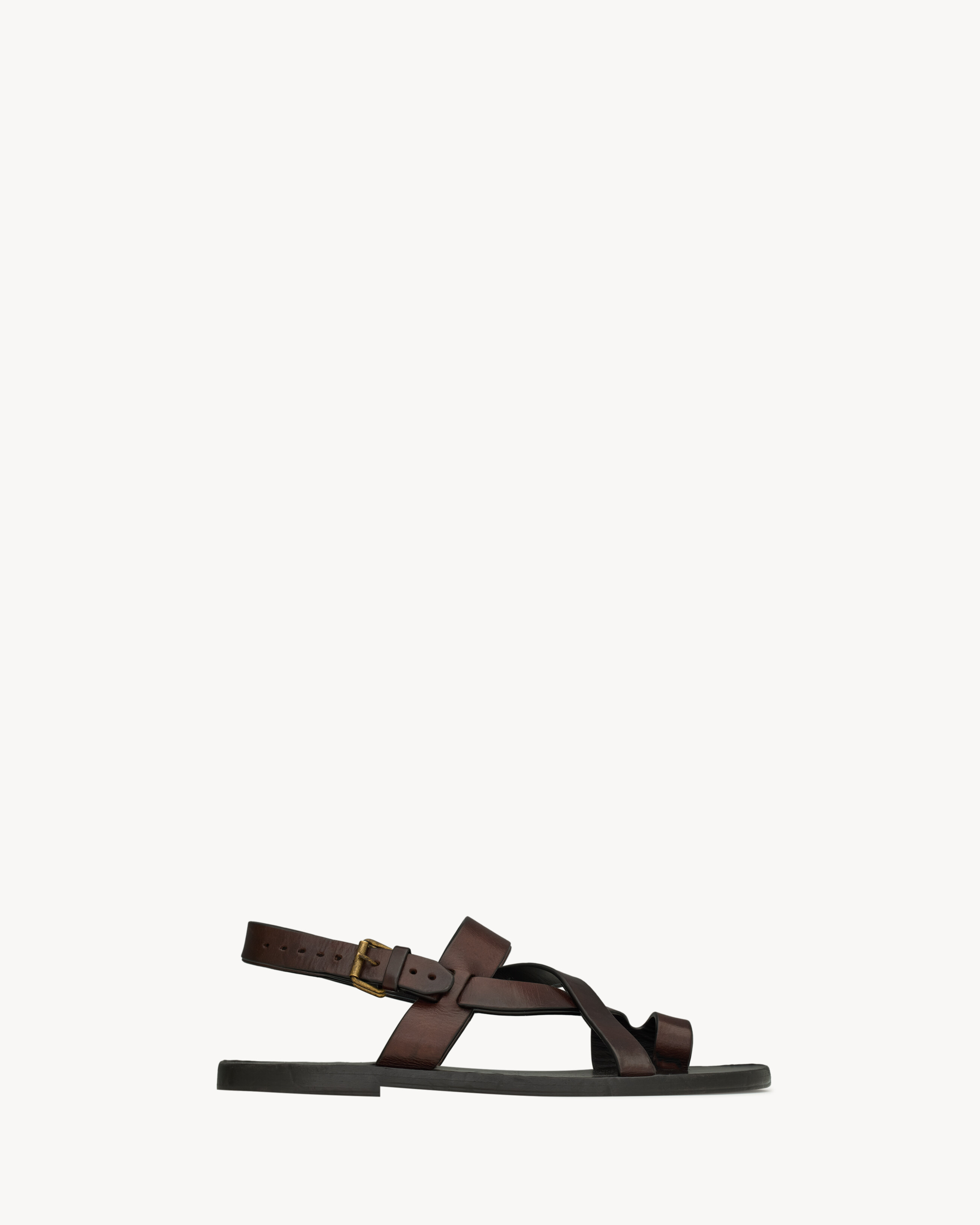 IOS sandals in smooth leather