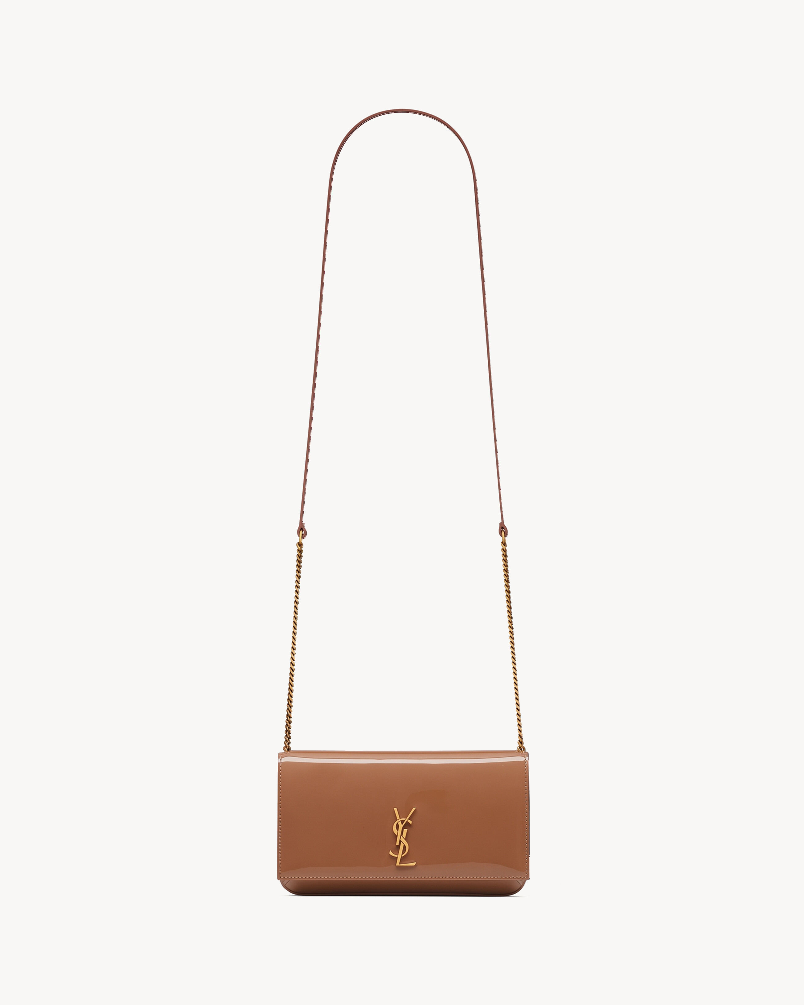 CASSANDRE phone holder in patent leather