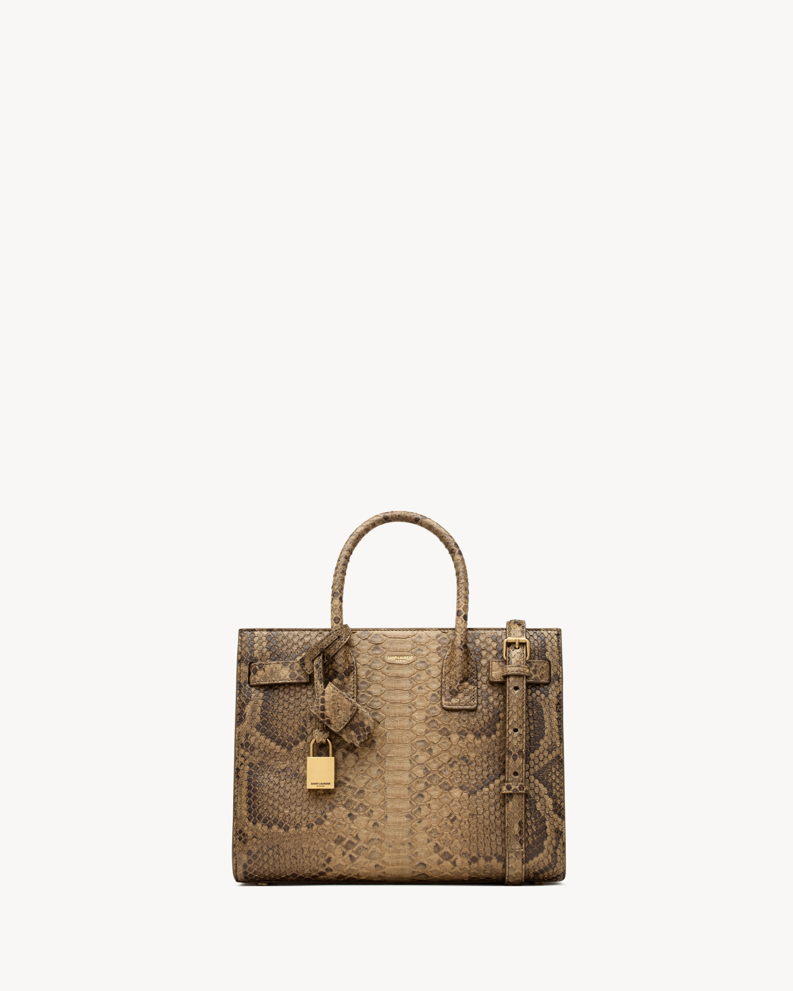 サック ド ジュール ベイビー（パイソン） ブラウン | Saint Laurent