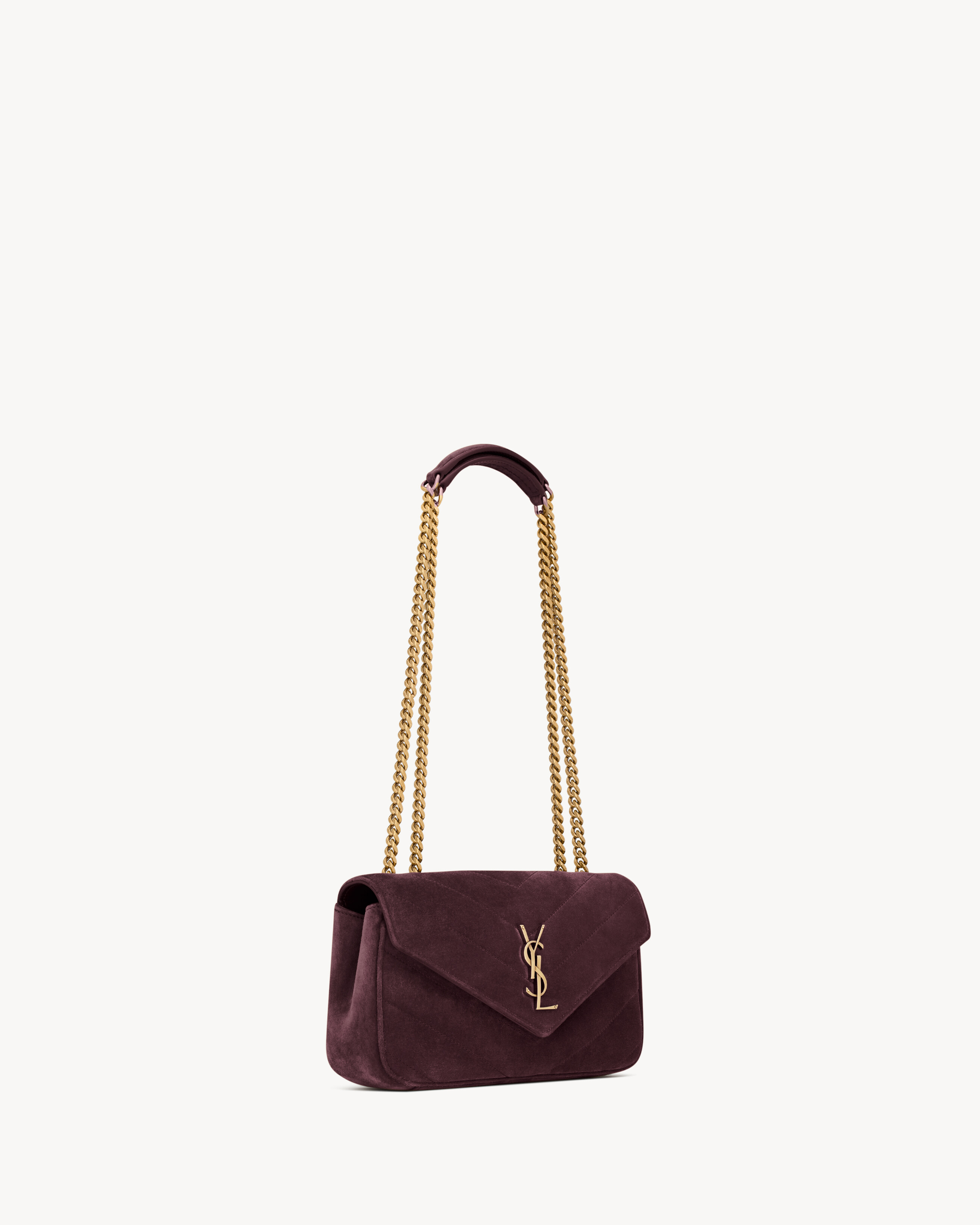 LOULOU small in MATELASSÉ suede