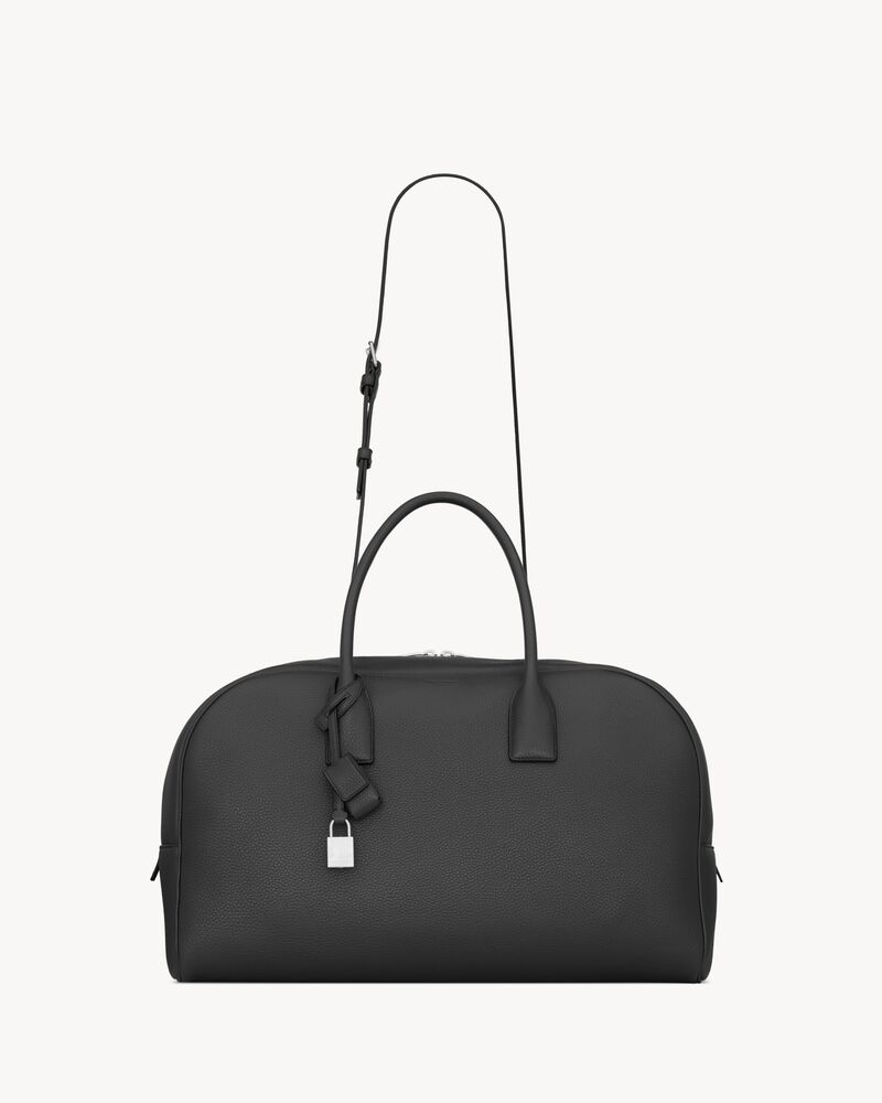 small BOWLING duffle in grained leather