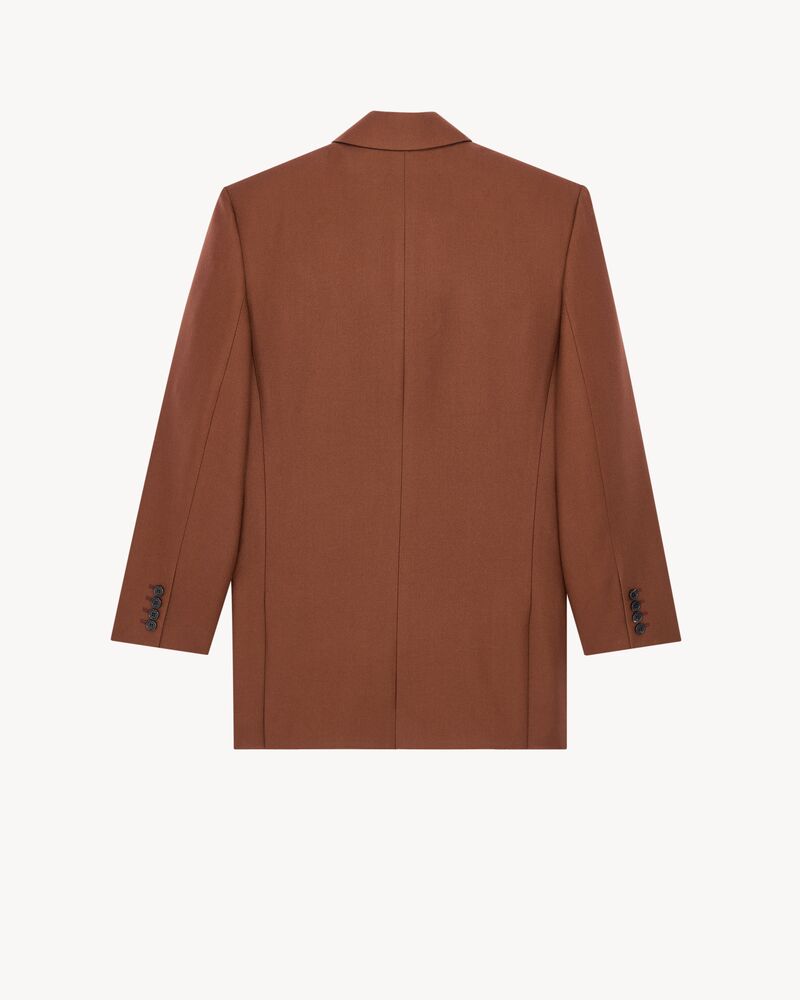 double-breasted jacket in cashmere