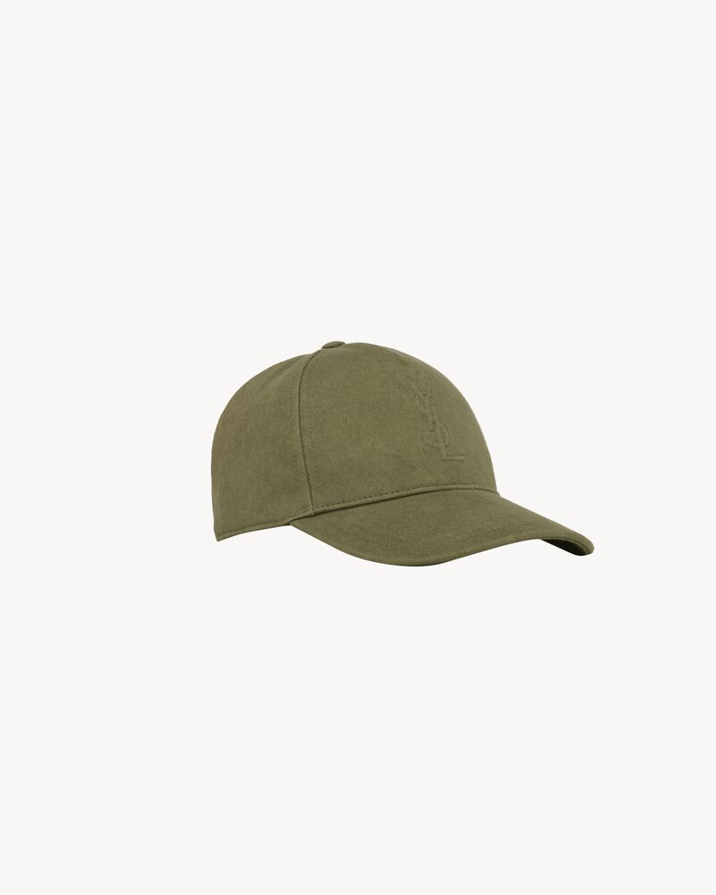 CASSANDRE cap in cotton denim twill