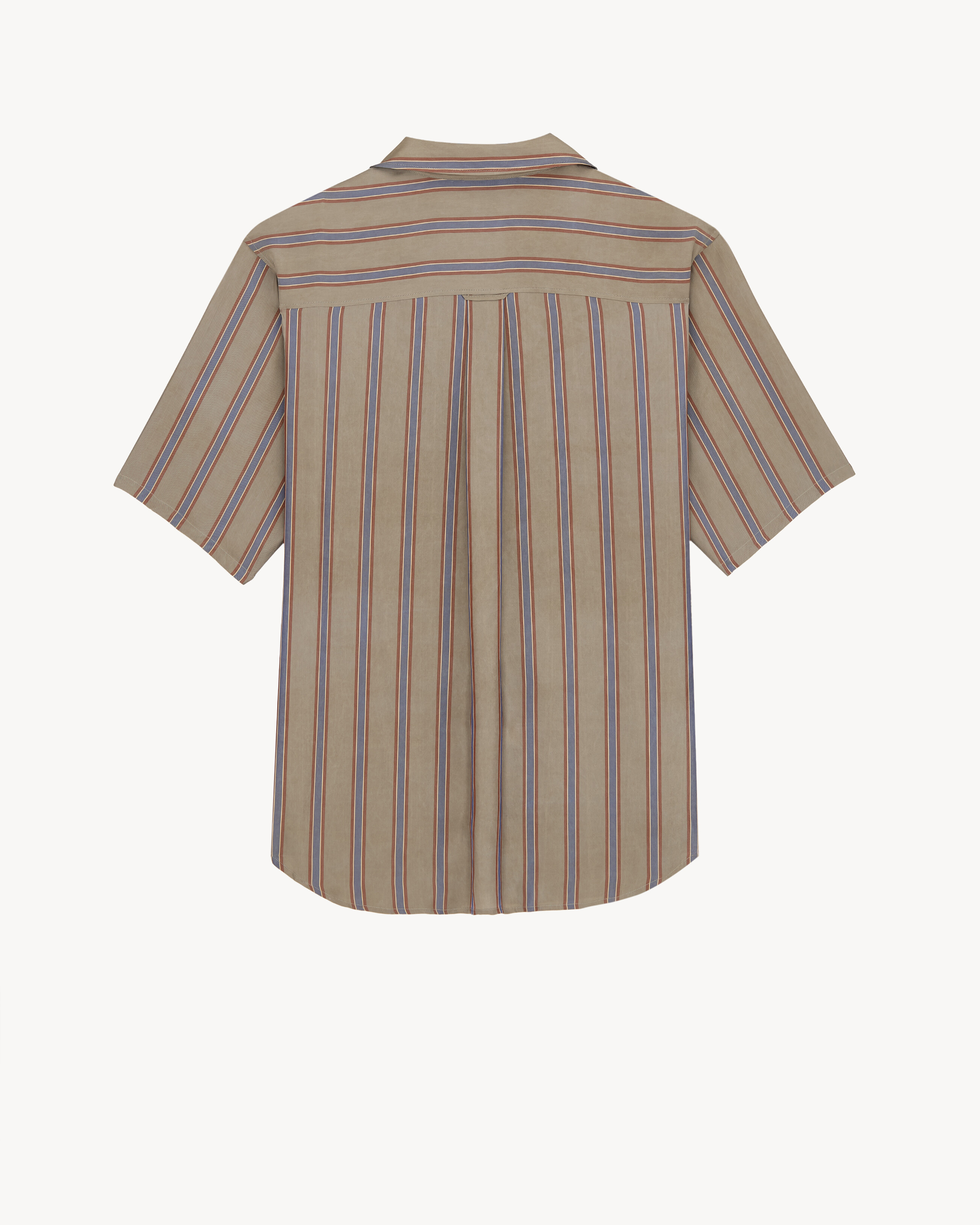 CASSANDRE shirt in striped cotton twill