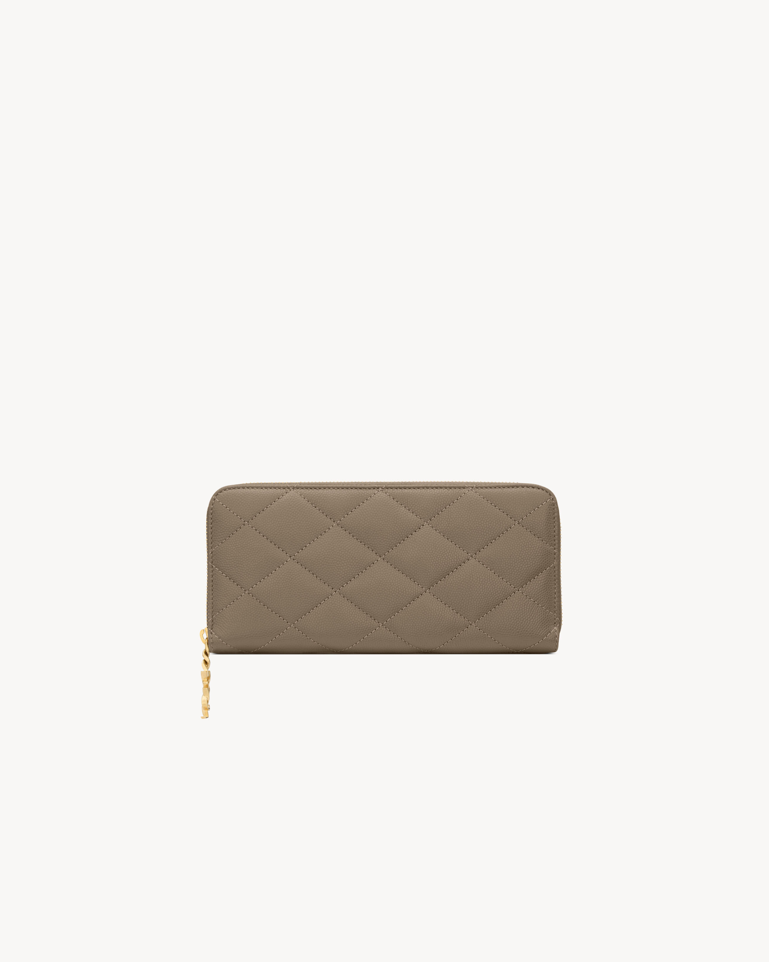 CASSANDRE BIJOU zip wallet in GRAIN DE POUDRE leather