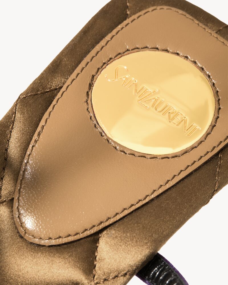 JEAN sandals in TPU and satin