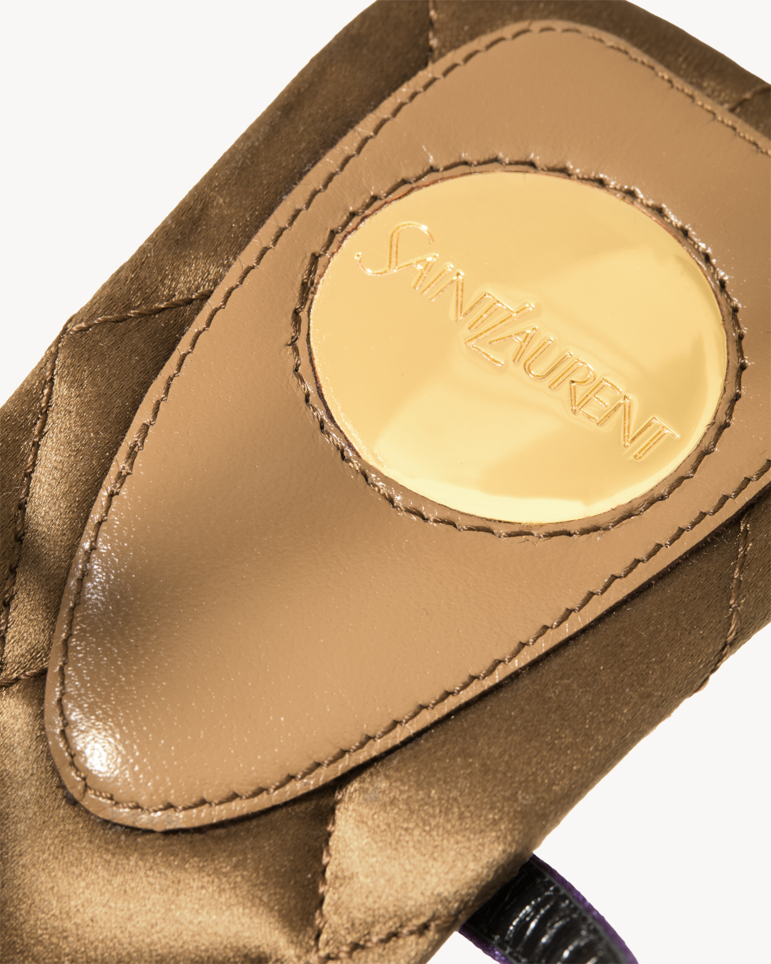 JEAN sandals in TPU and satin