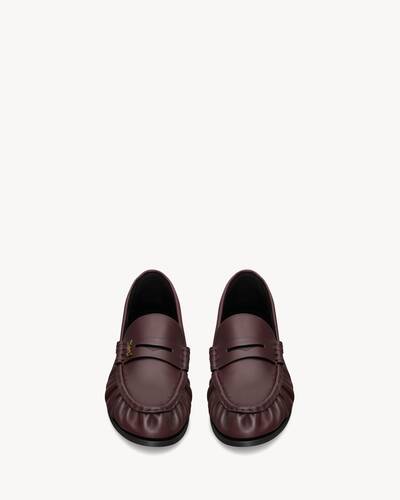 ル ローファー ソフト（スムースレザー） ボルドー | Saint Laurent