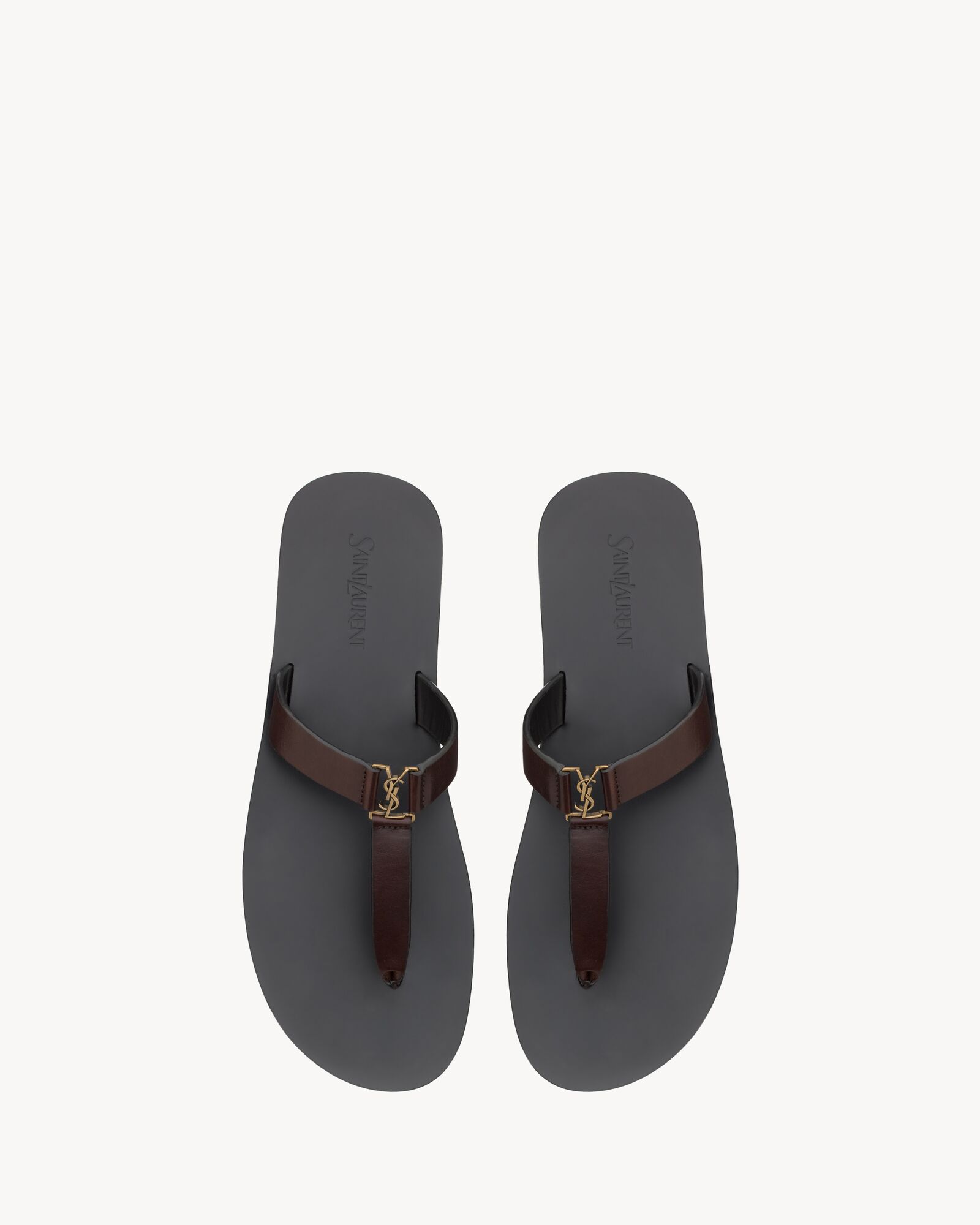 BABYLONE slides in smooth leather — 863525DWETT2023