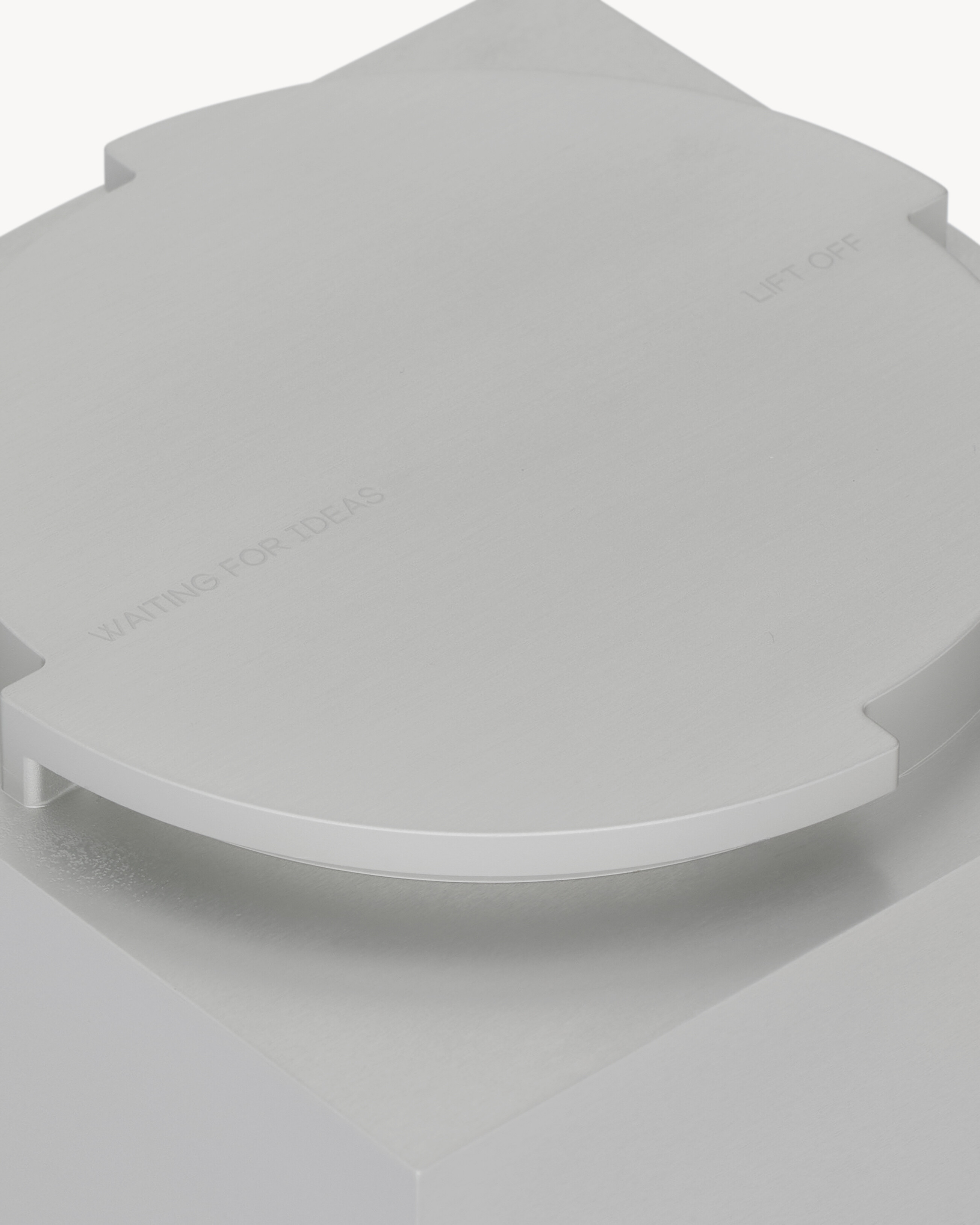 WAITING FOR IDEAS LIFT OFF ASHTRAY