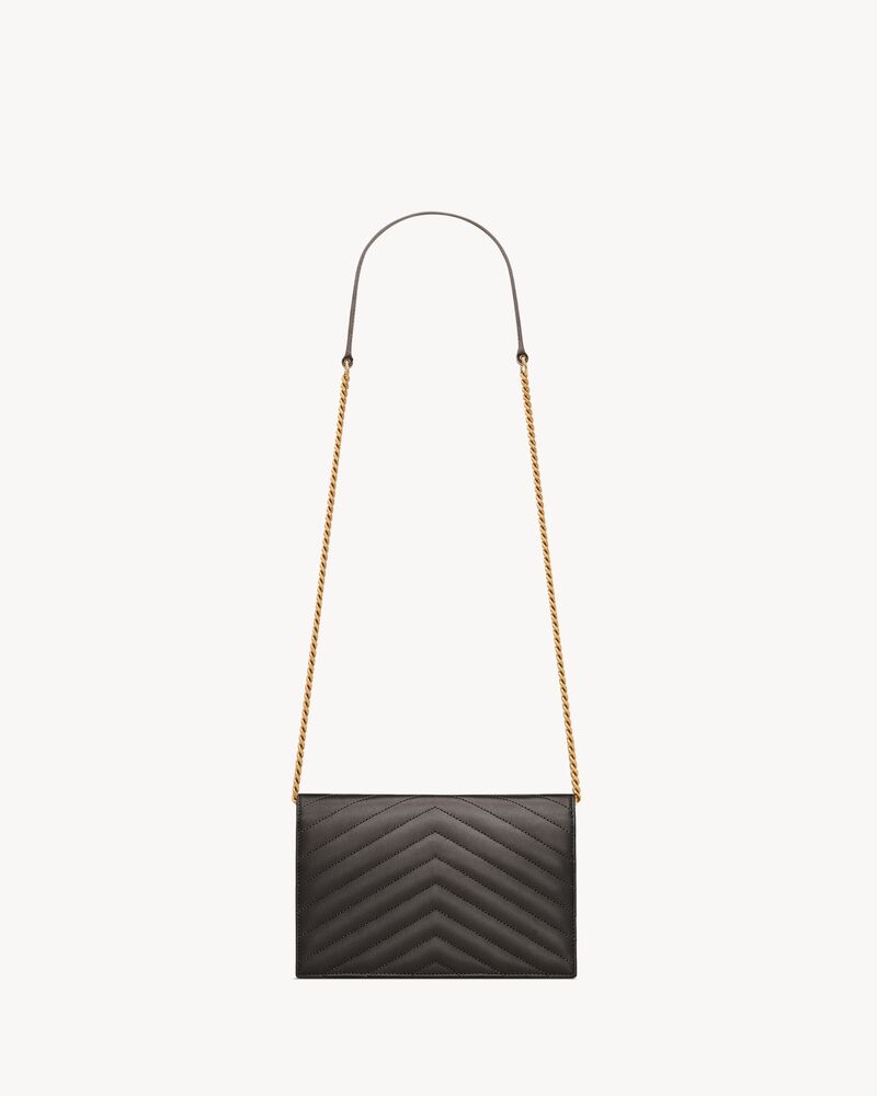 CASSANDRE envelope chain wallet in lambskin