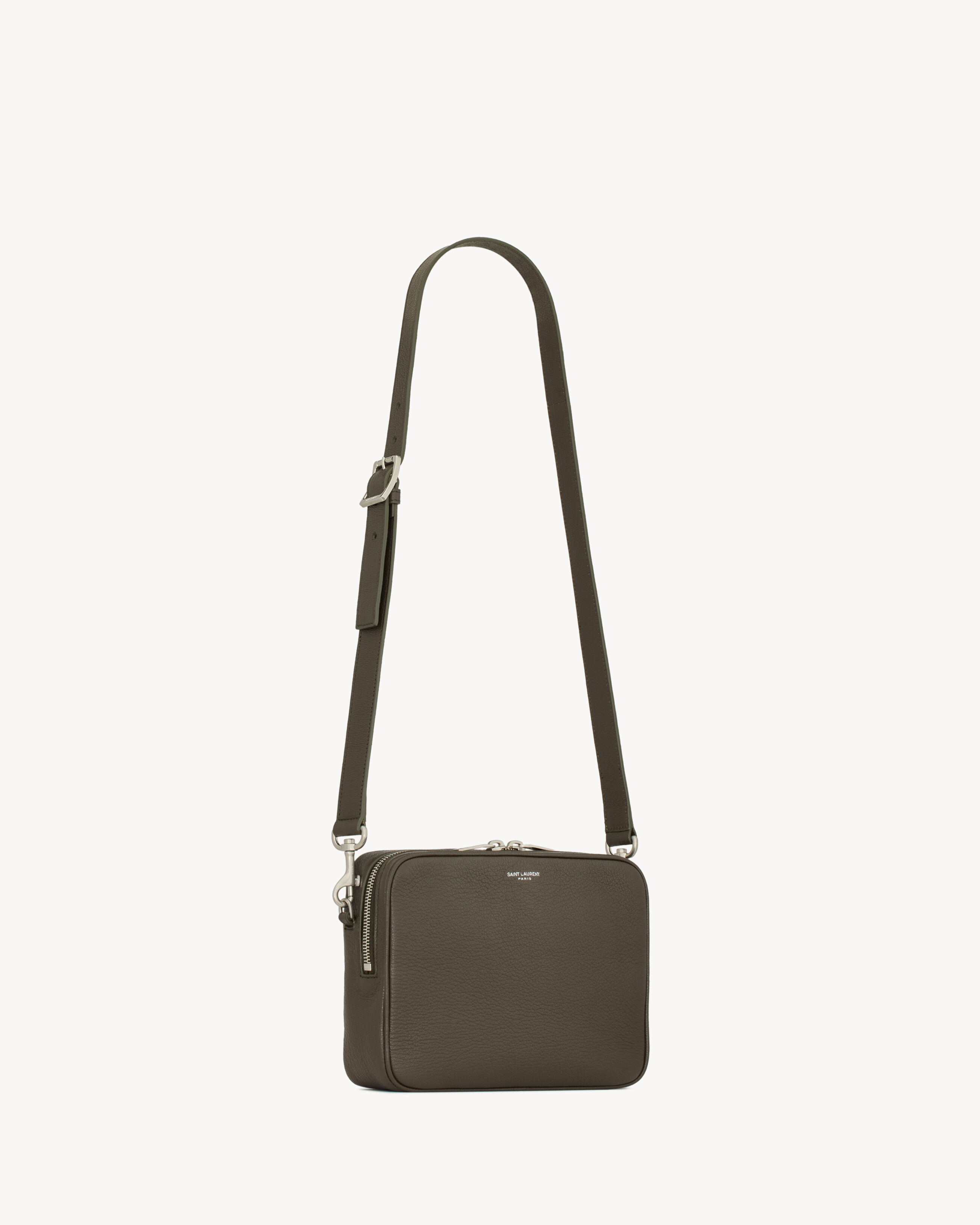 SAINT LAURENT small camera bag in grained leather