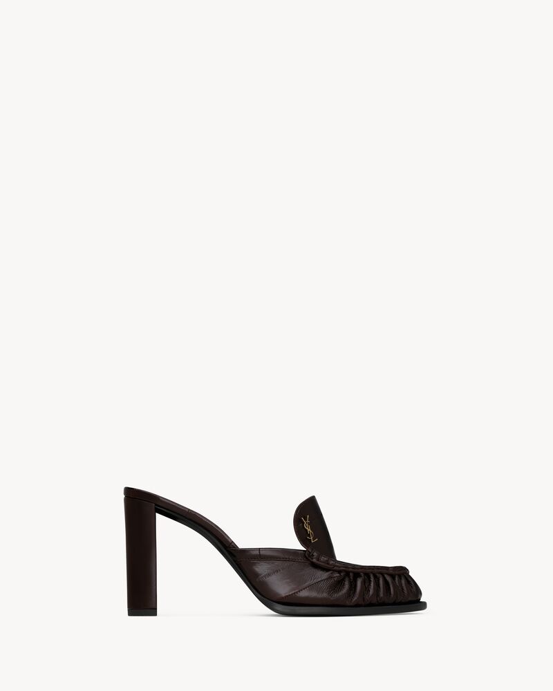 LE LOAFER mules in eel